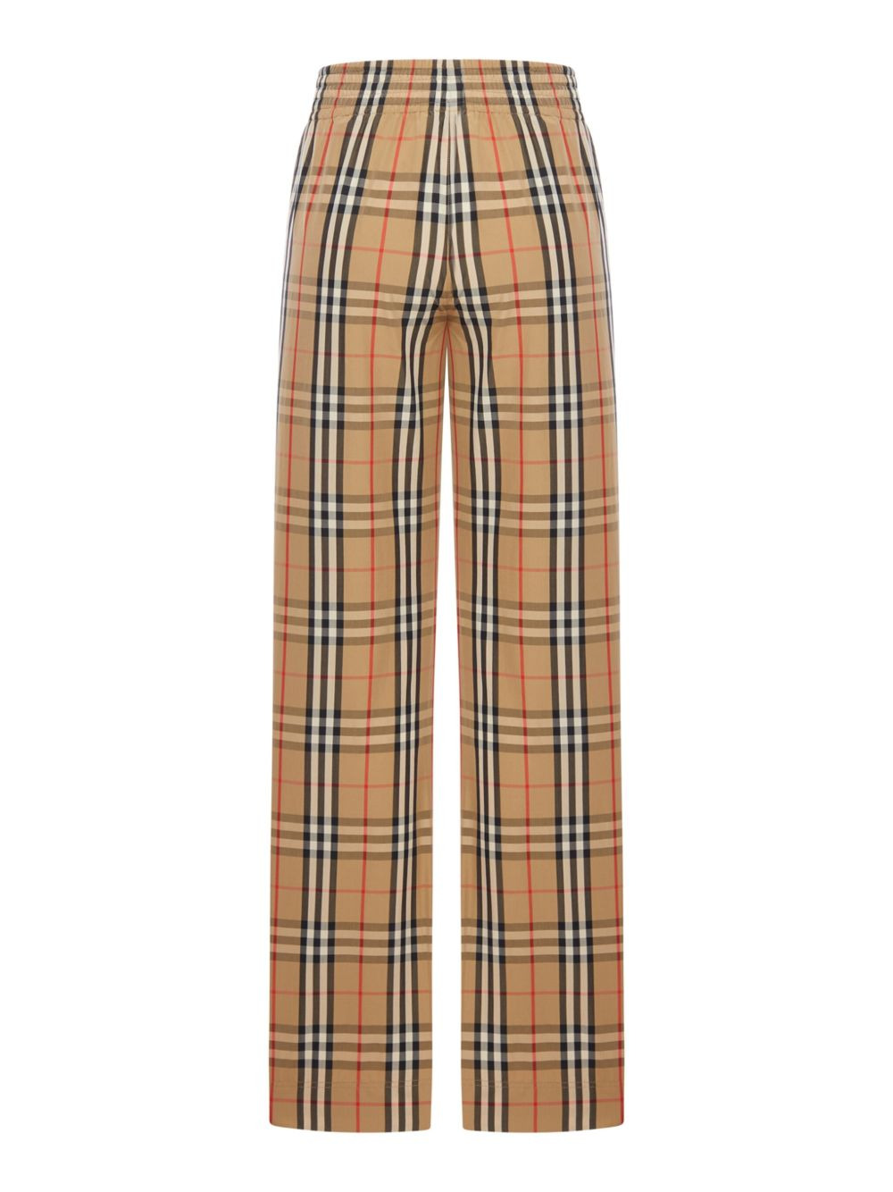 check elasticated-waist trousers - 2