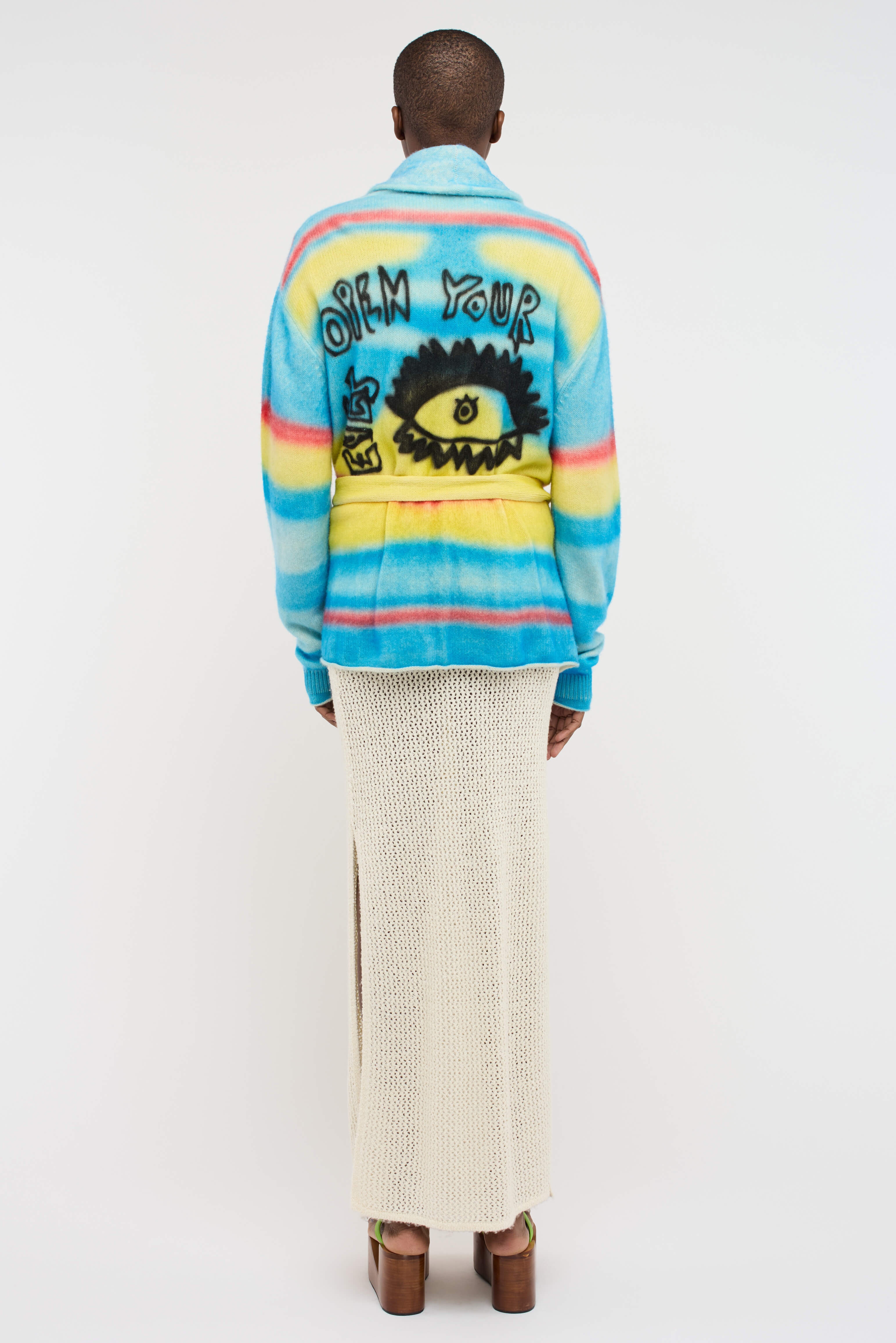 GRAFFITI WOMEN'S BELTED CARDIGAN - 7