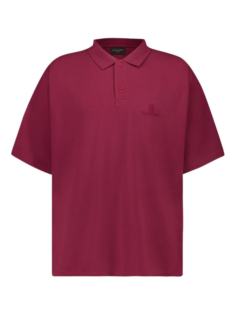embroidered-logo polo shirt 1