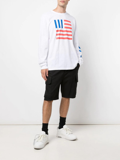 The North Face USA flag long-sleeved T-shirt outlook