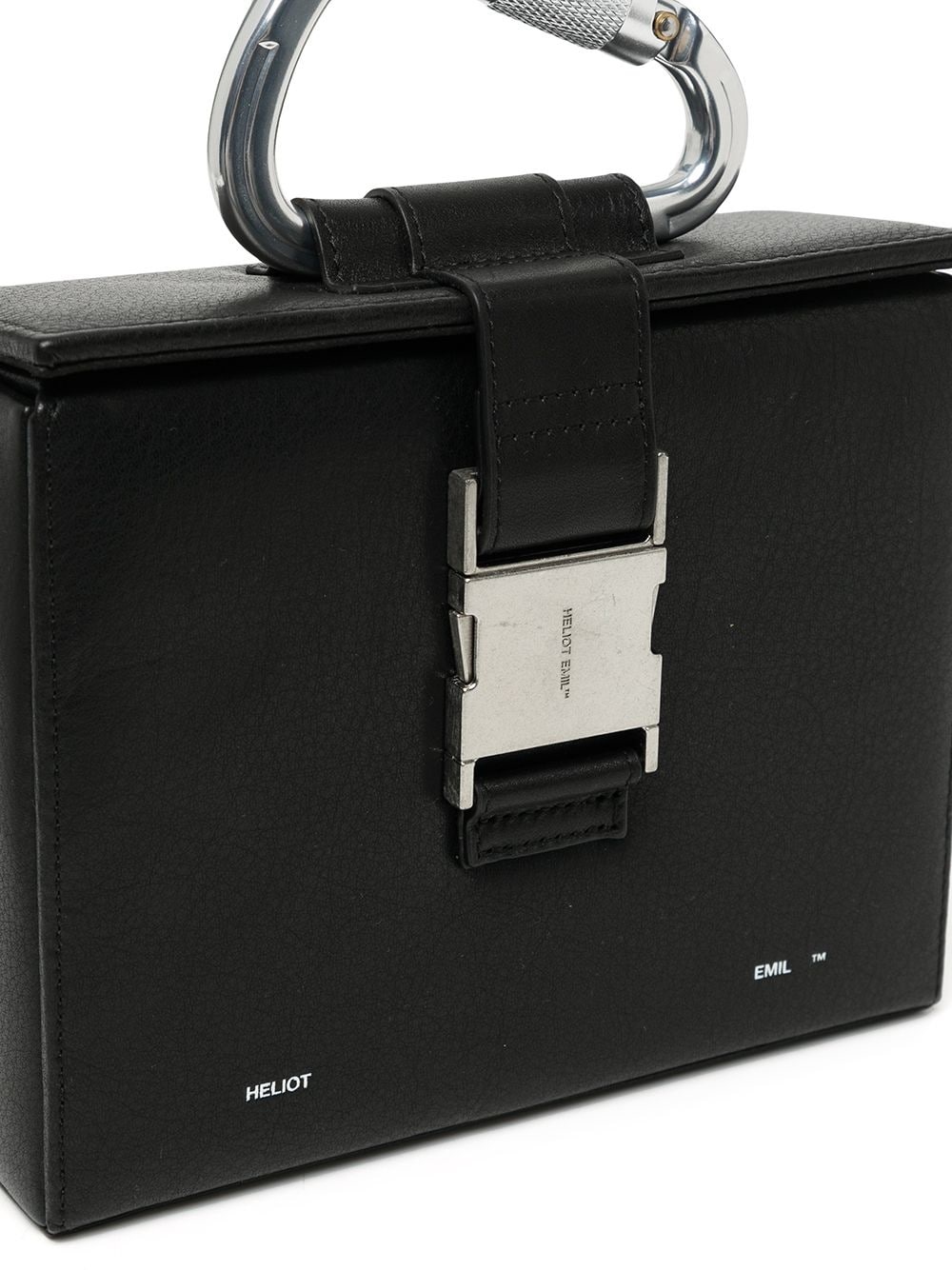 carabiner-detail box bag - 4
