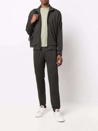 Z Zegna elasticated tapered track pants outlook