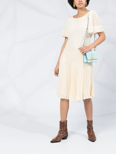 See by Chloé pleated jersey dress outlook