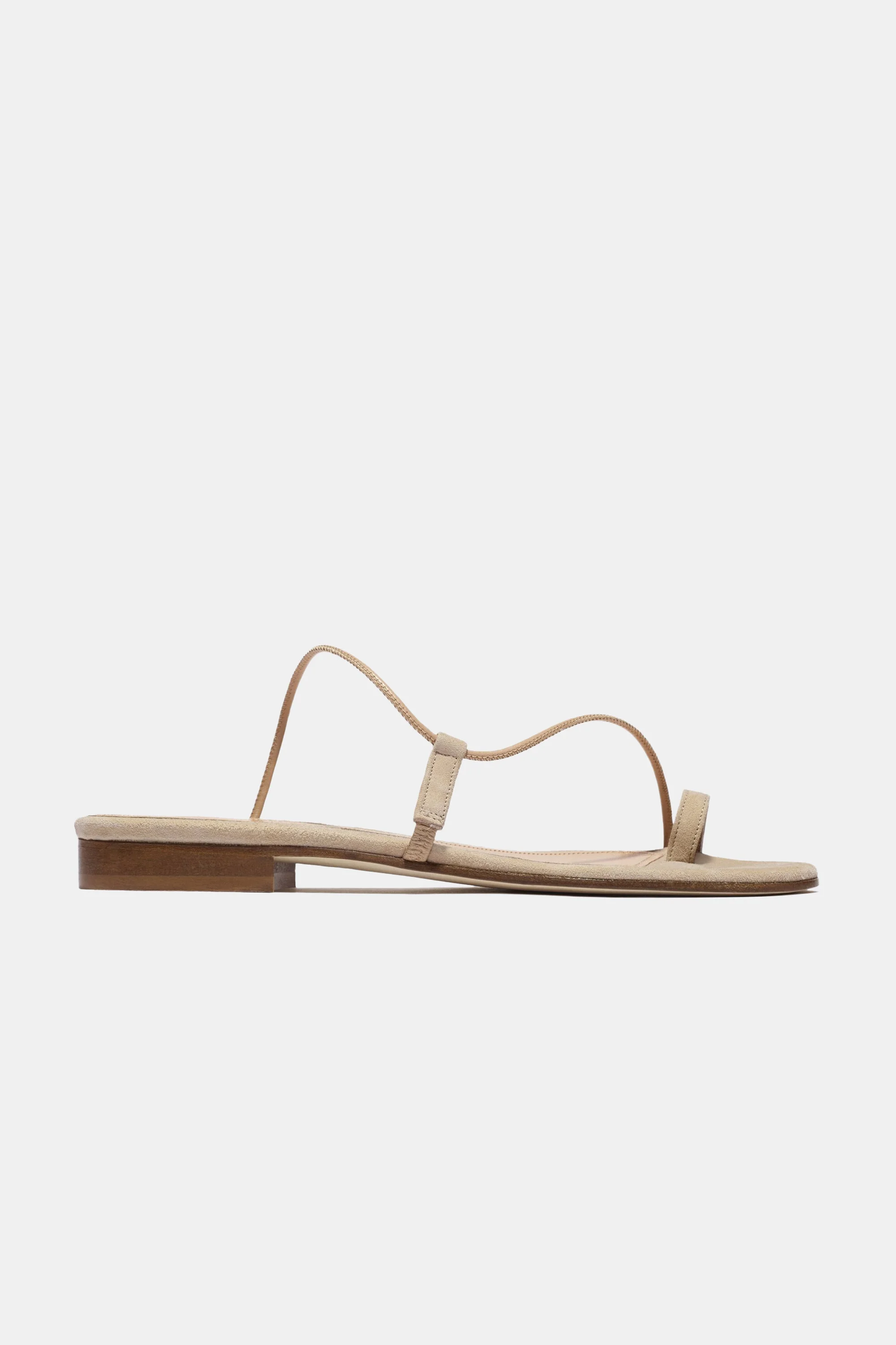 SUSAN SLIDE IN TAN SUEDE - 1