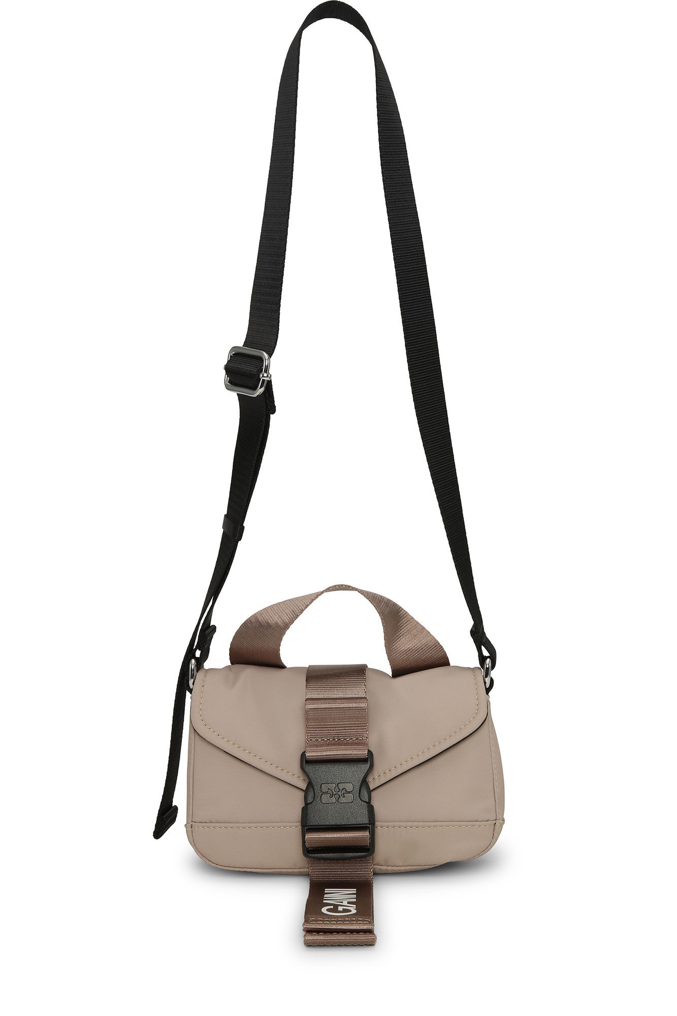 LIGHT GREY TECH MINI SATCHEL BAG - 1