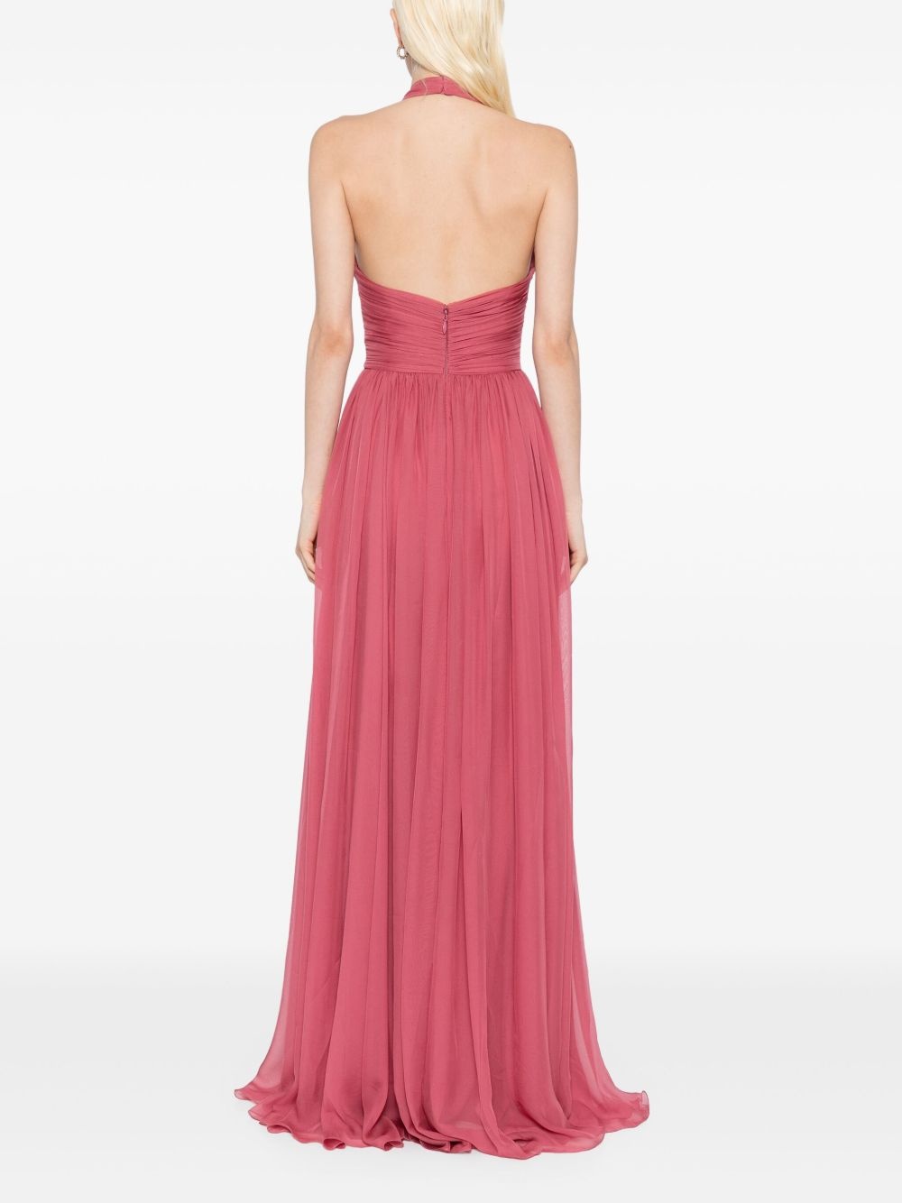 V-neck dress - 4