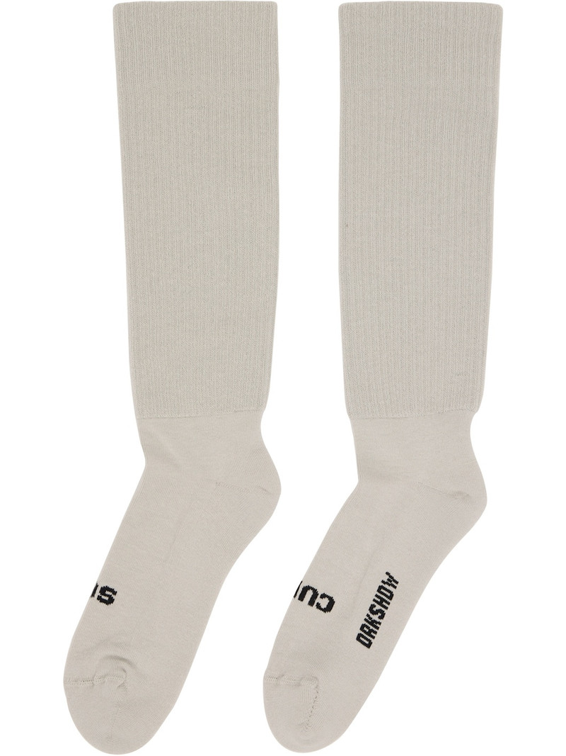 Rick Owens DRKSHDW Off-White Hollywood 'So Cunt' Socks outlook