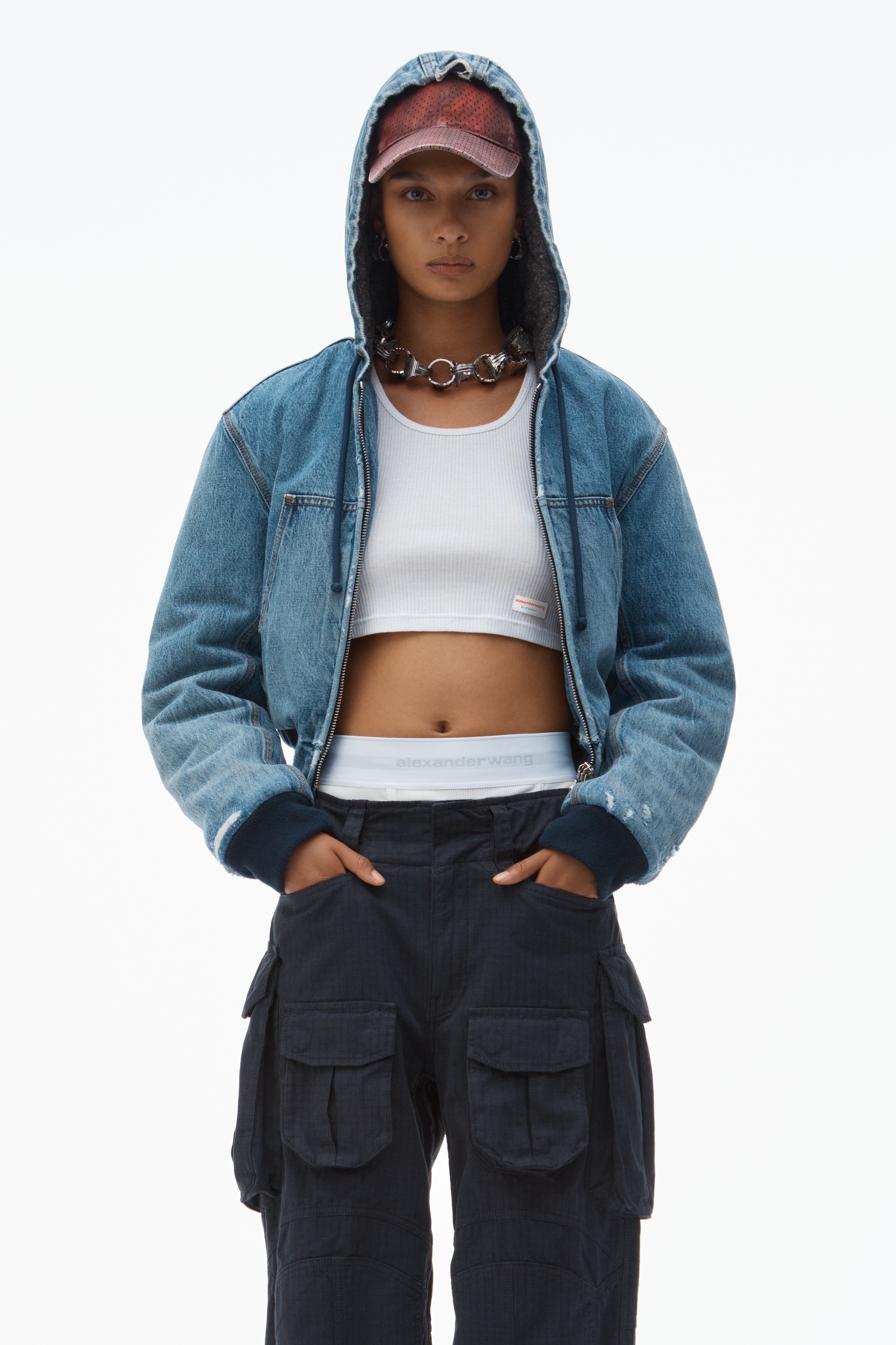 Pre-Styled Cargo Pants with Brief Waistband - 6
