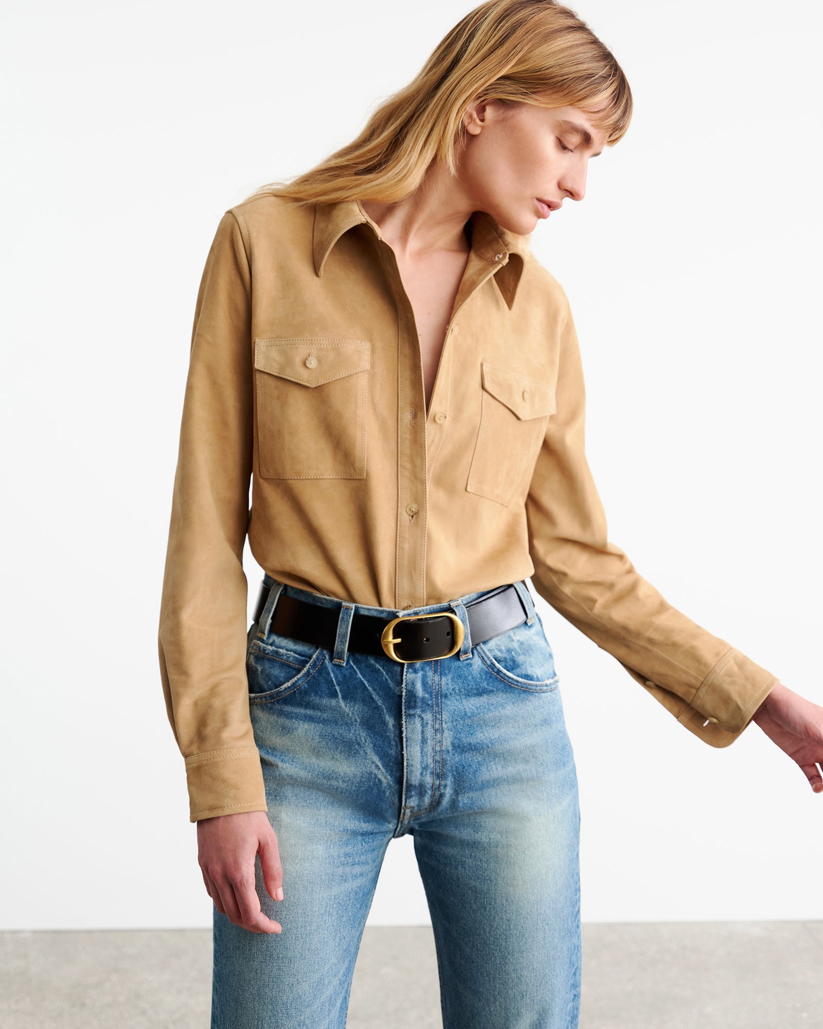 LIMITED EXCLUSIVE | AVA SUEDE SHIRT - 4