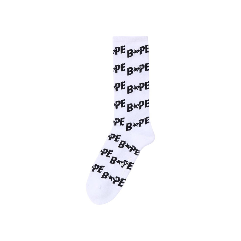 BAPE Sta Socks 'White' - 1