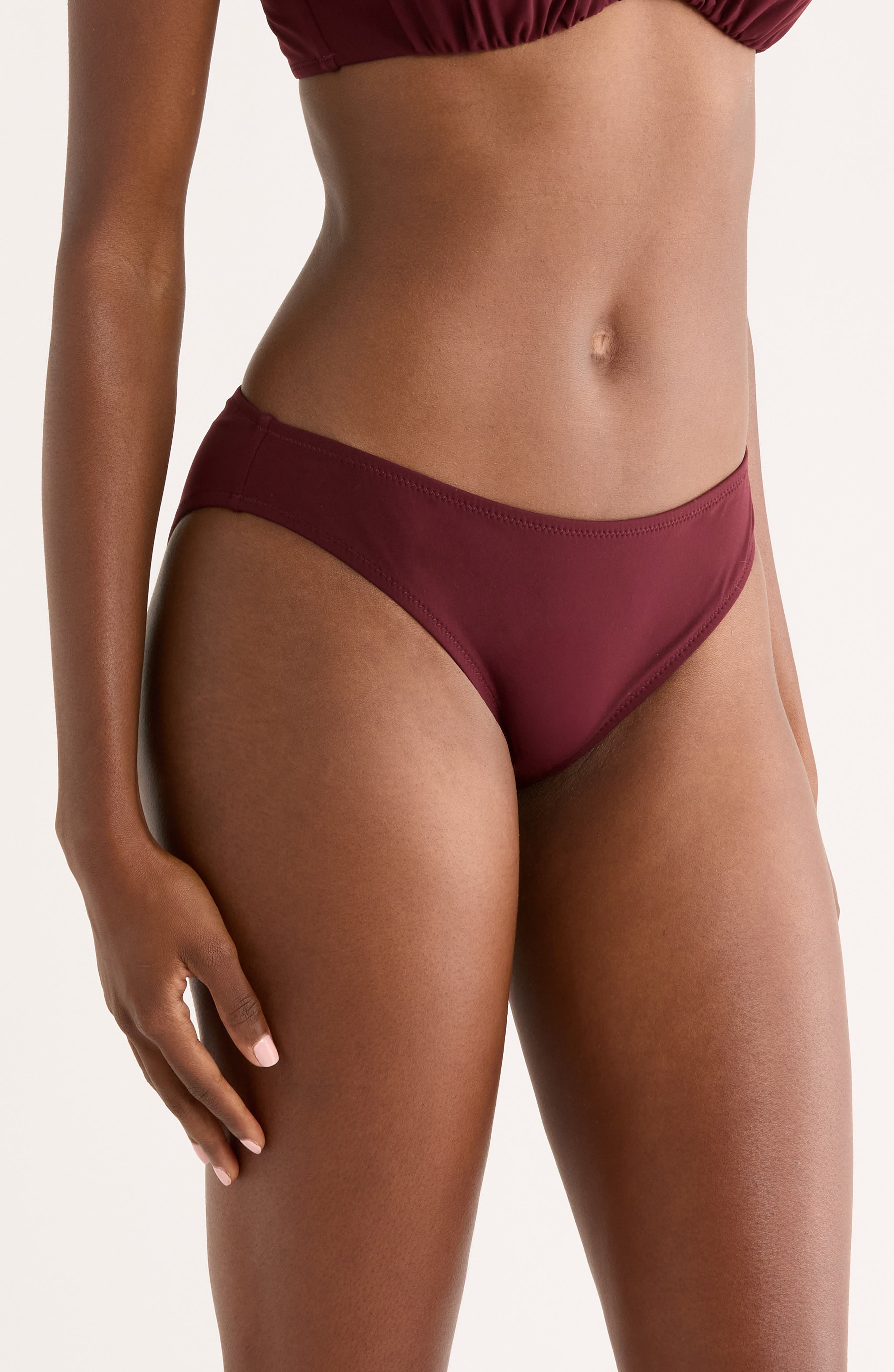 Ulla Johnson Dani Bikini Bottoms in Cassis at Nordstrom - 3