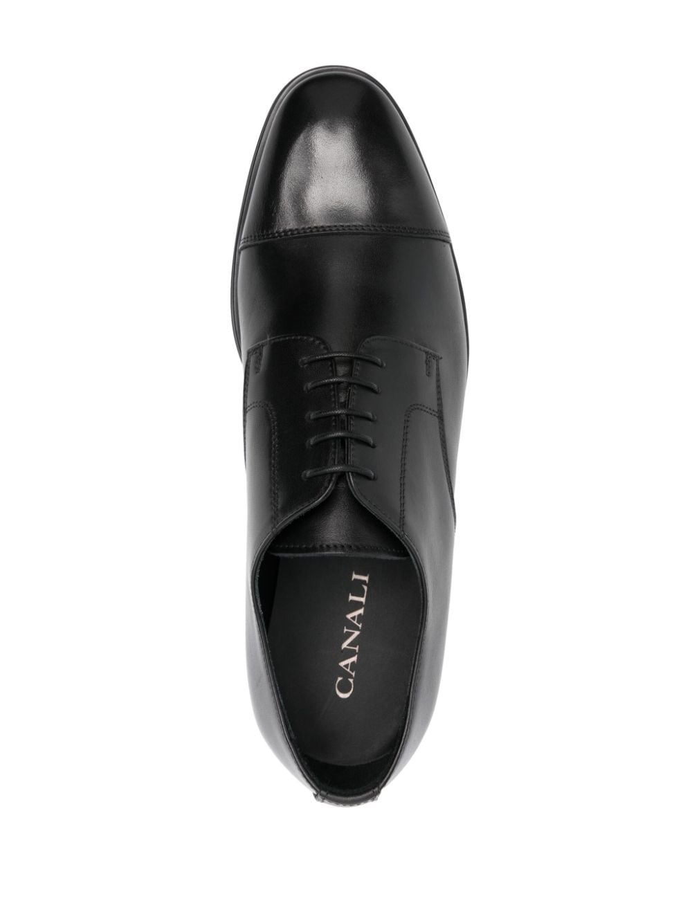 lace-up leather Derby shoes - 4