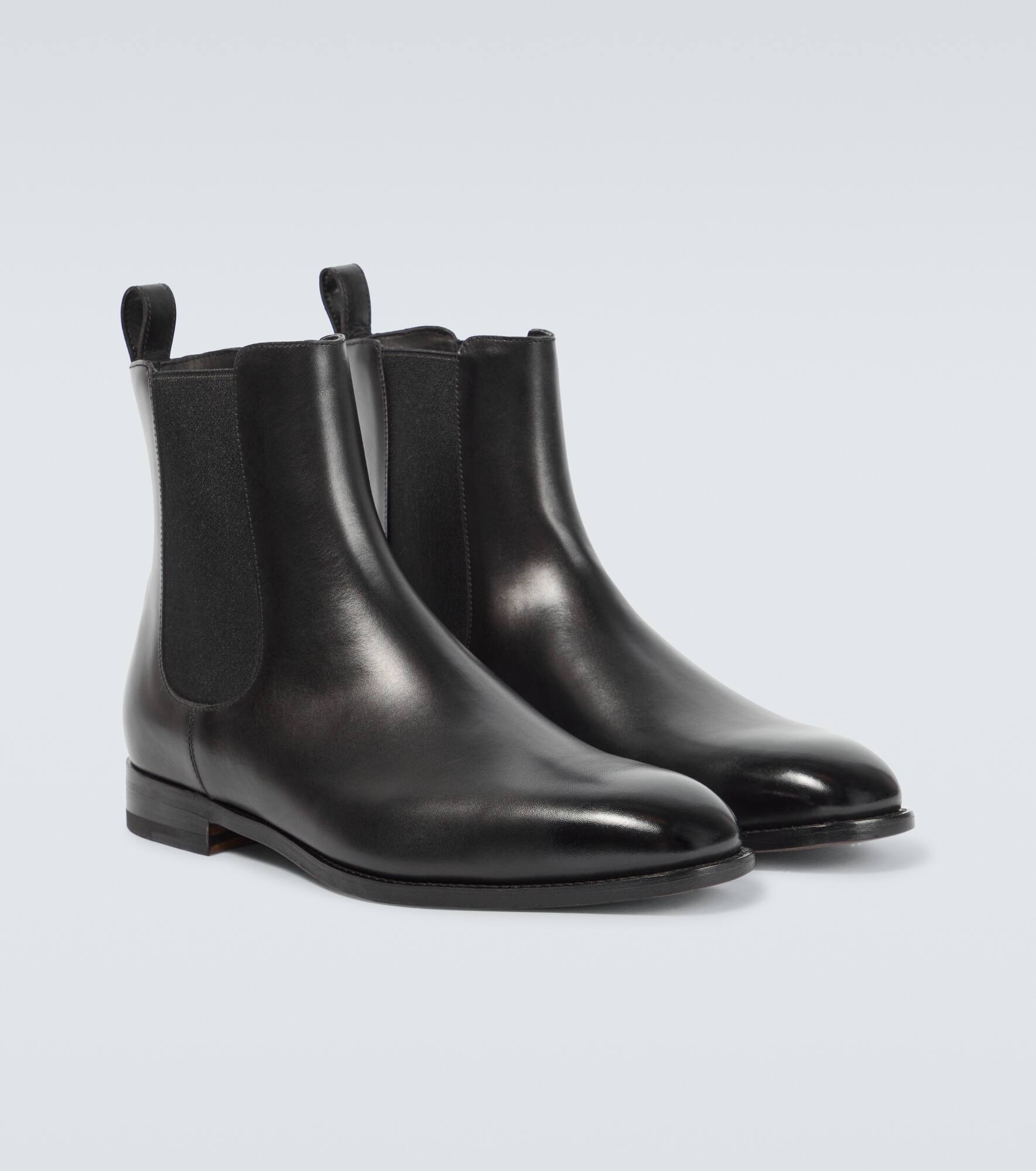 Delsa leather Chelsea boots - 5