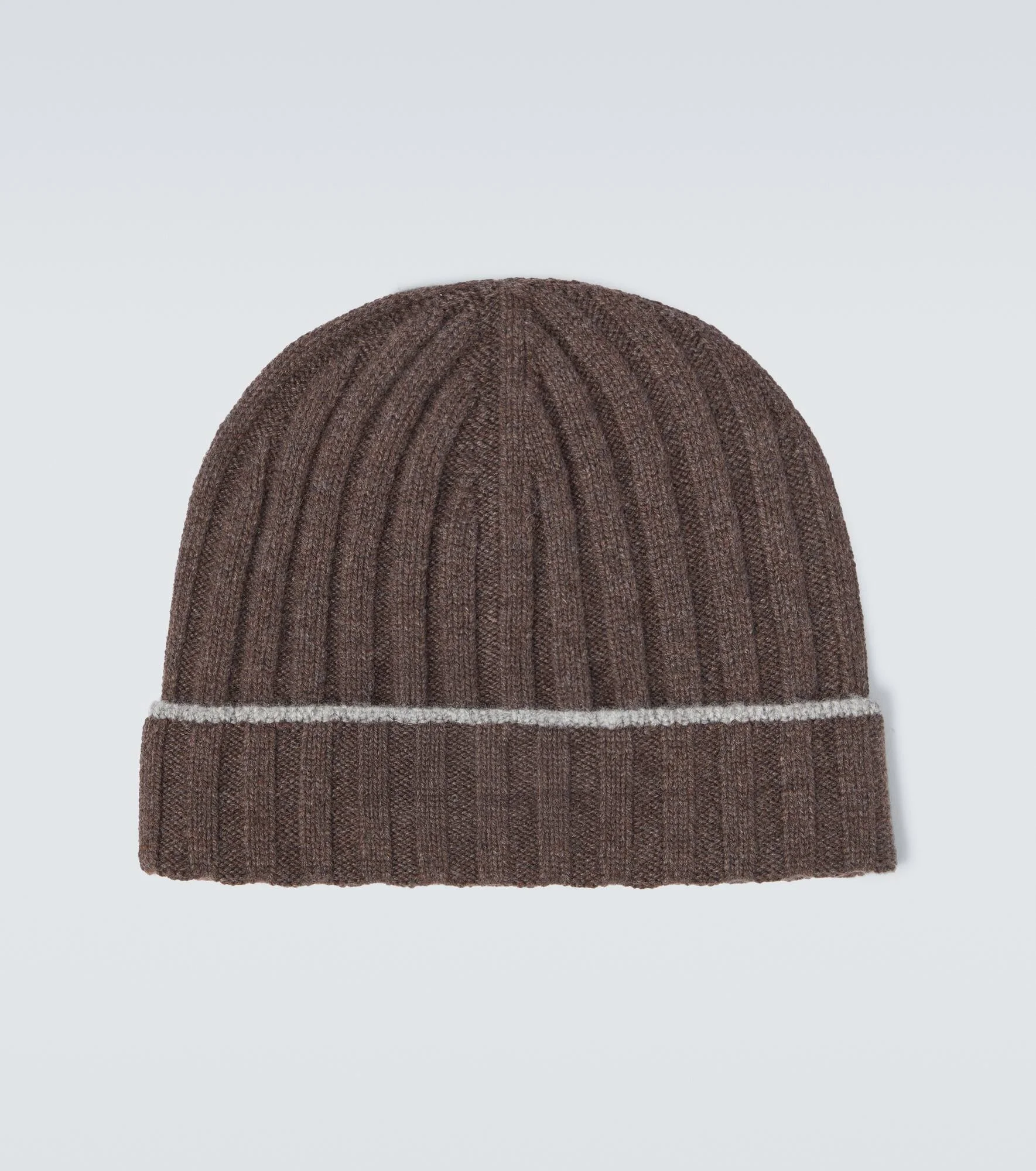 Ribbed-knit cashmere beanie - 1