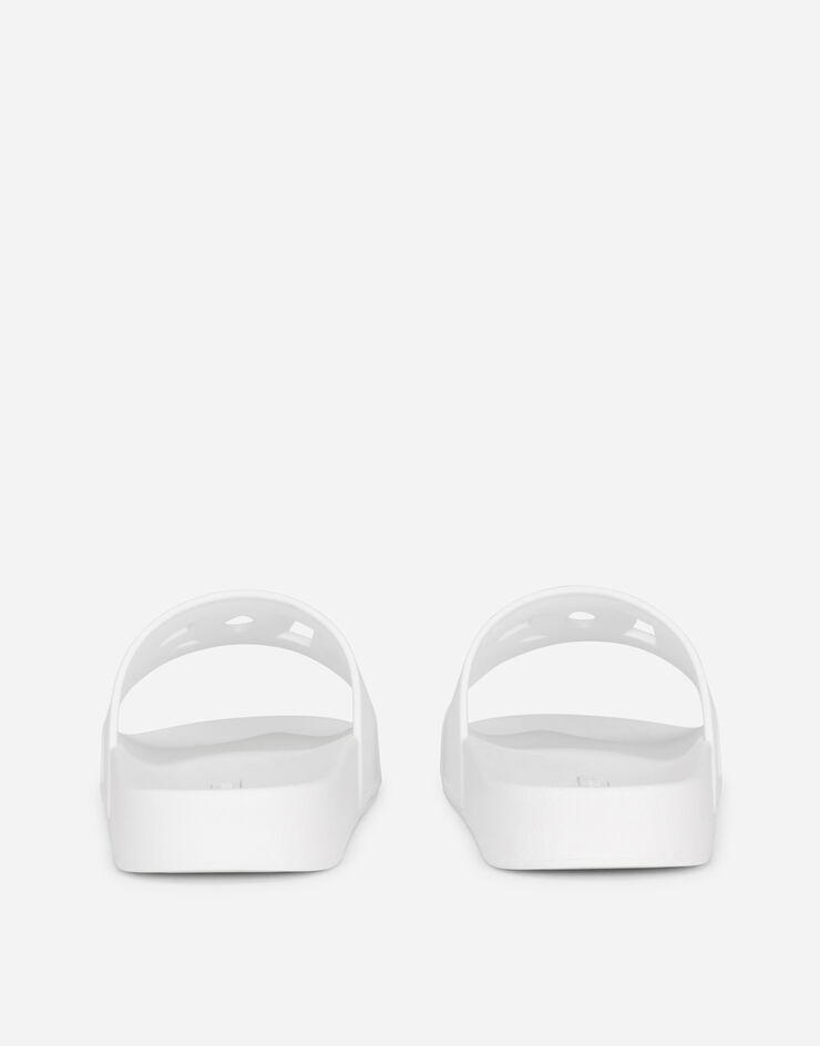 Rubber beachwear sliders with DG logo - 3