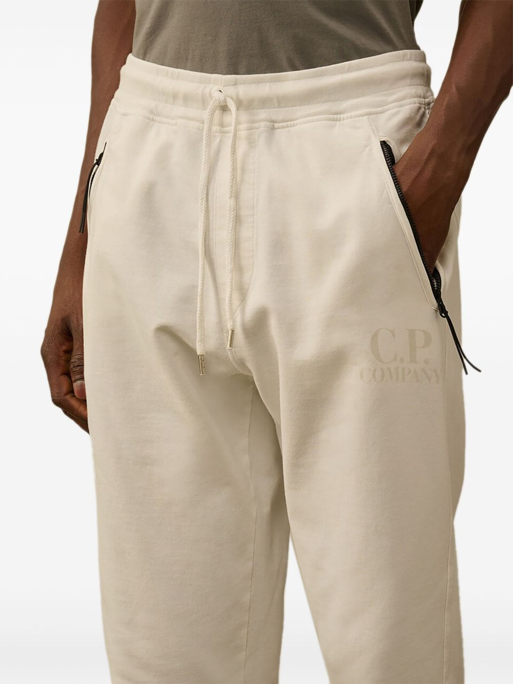 zip-pocket drawstring sweatpants - 5