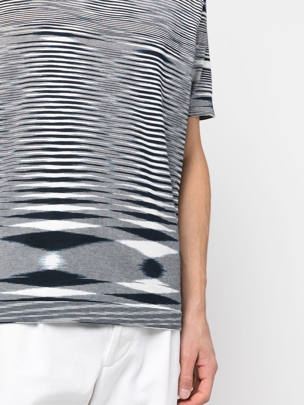 geometric-print cotton T-shirt - 5