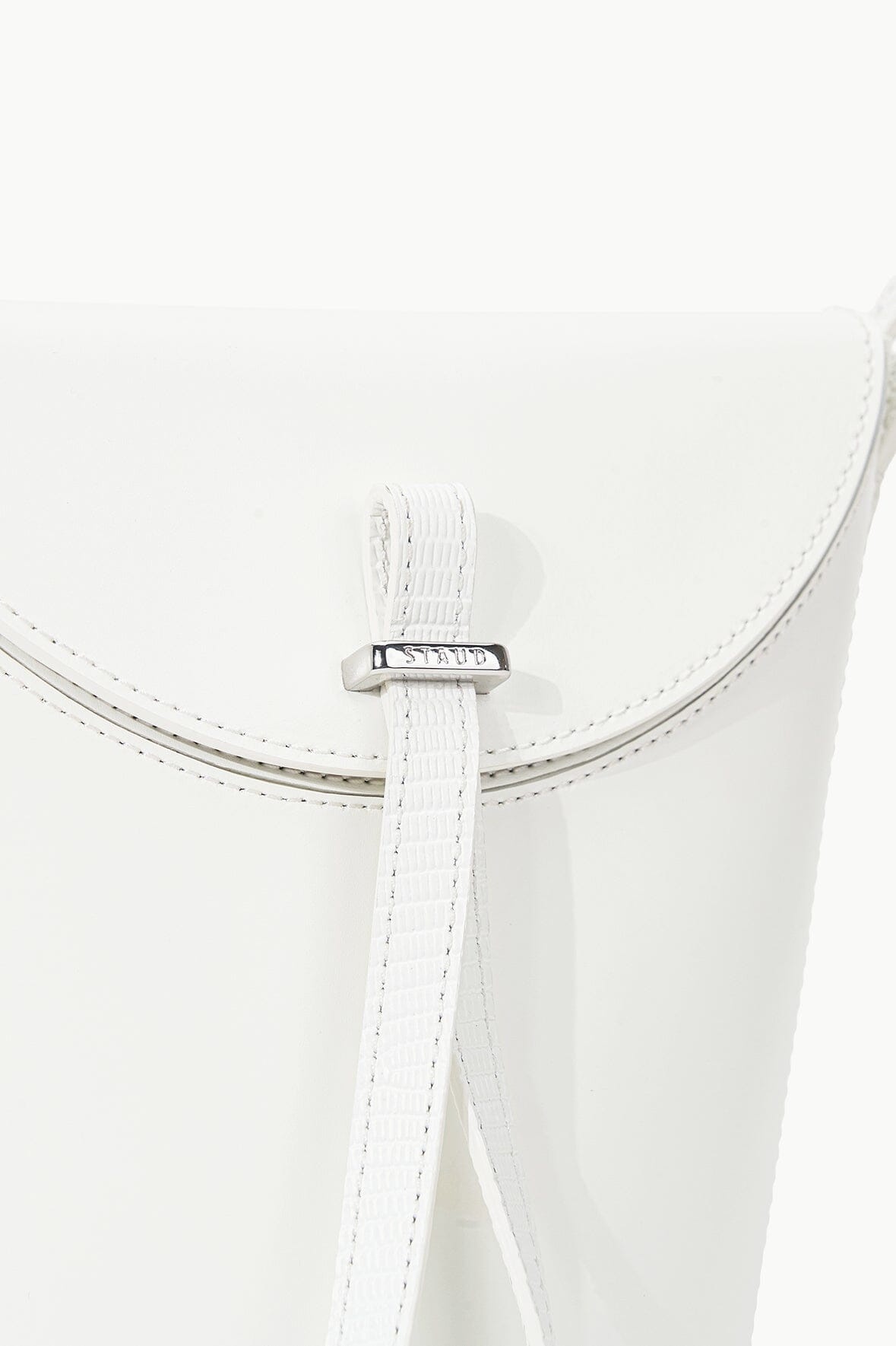 STAUD PHOEBE CONVERTIBLE BUCKET BAG PAPER - 8
