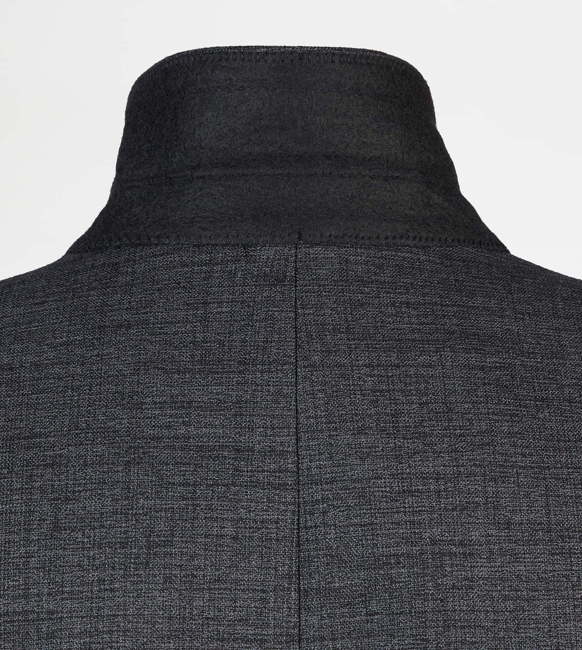 COTTON BLEND JACKET - GREY - 2
