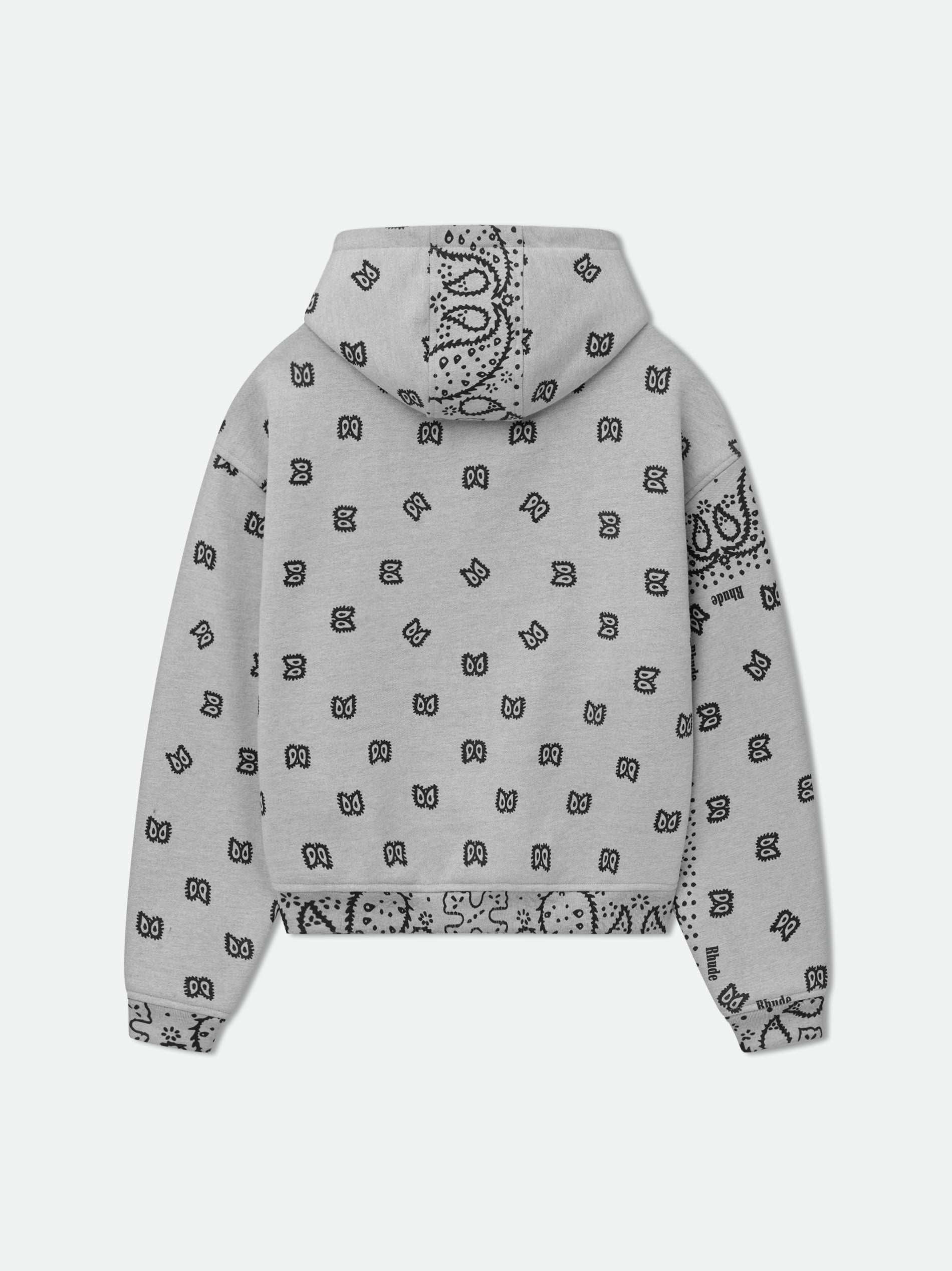BANDANA PRINT HOODIE - 3