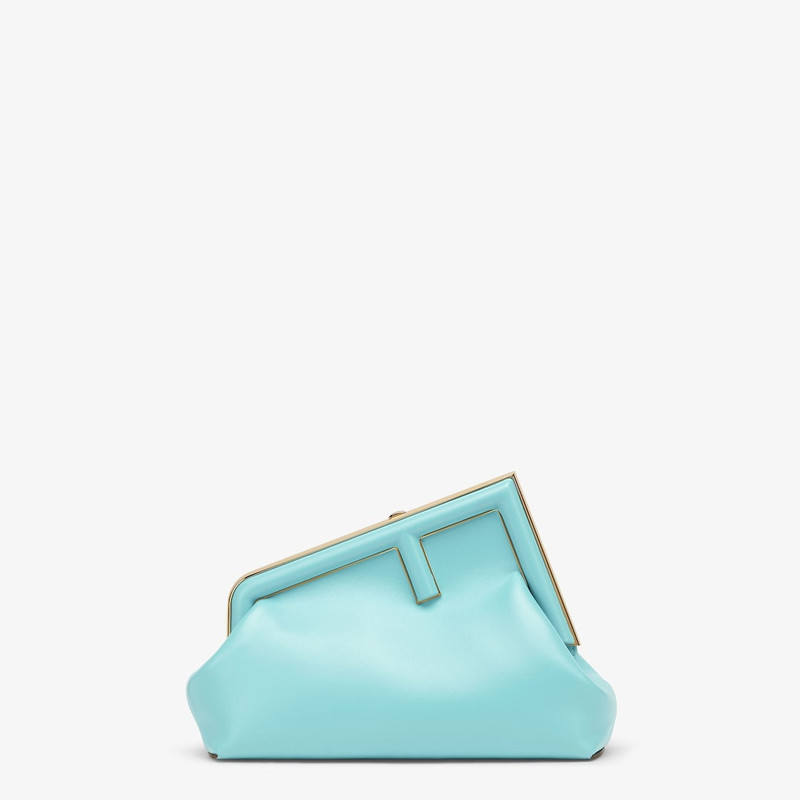 Turquoise leather bag 1