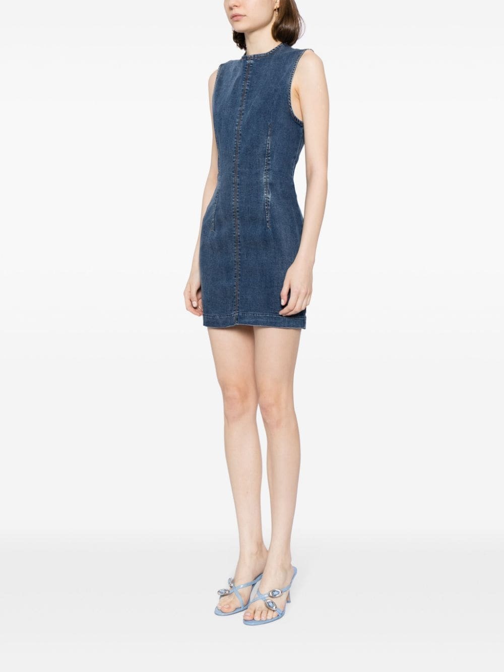 Kendi denim mini dress - 3