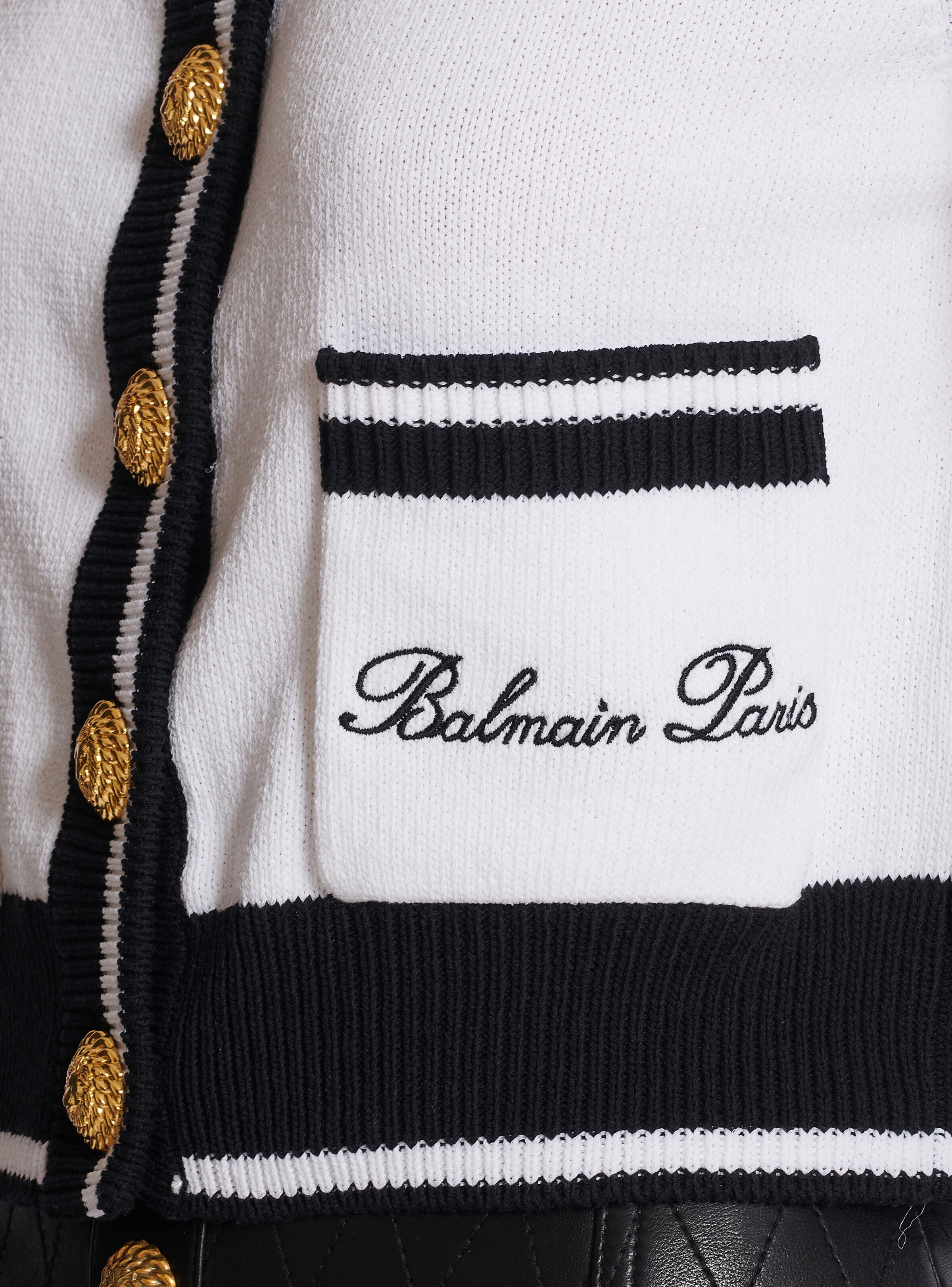 Balmain Signature knit cardigan - 8