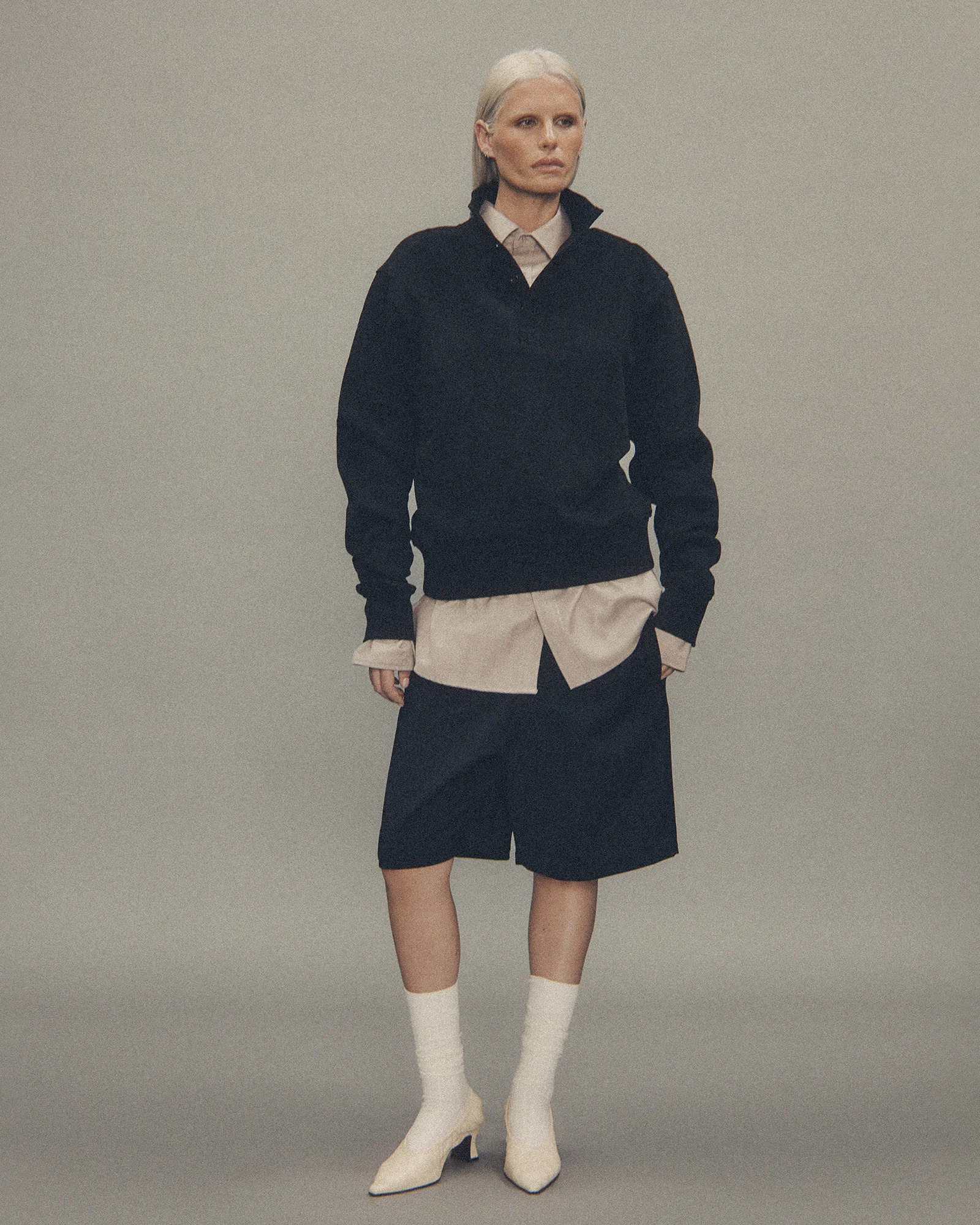 PORT PULLOVER BLACK - 2