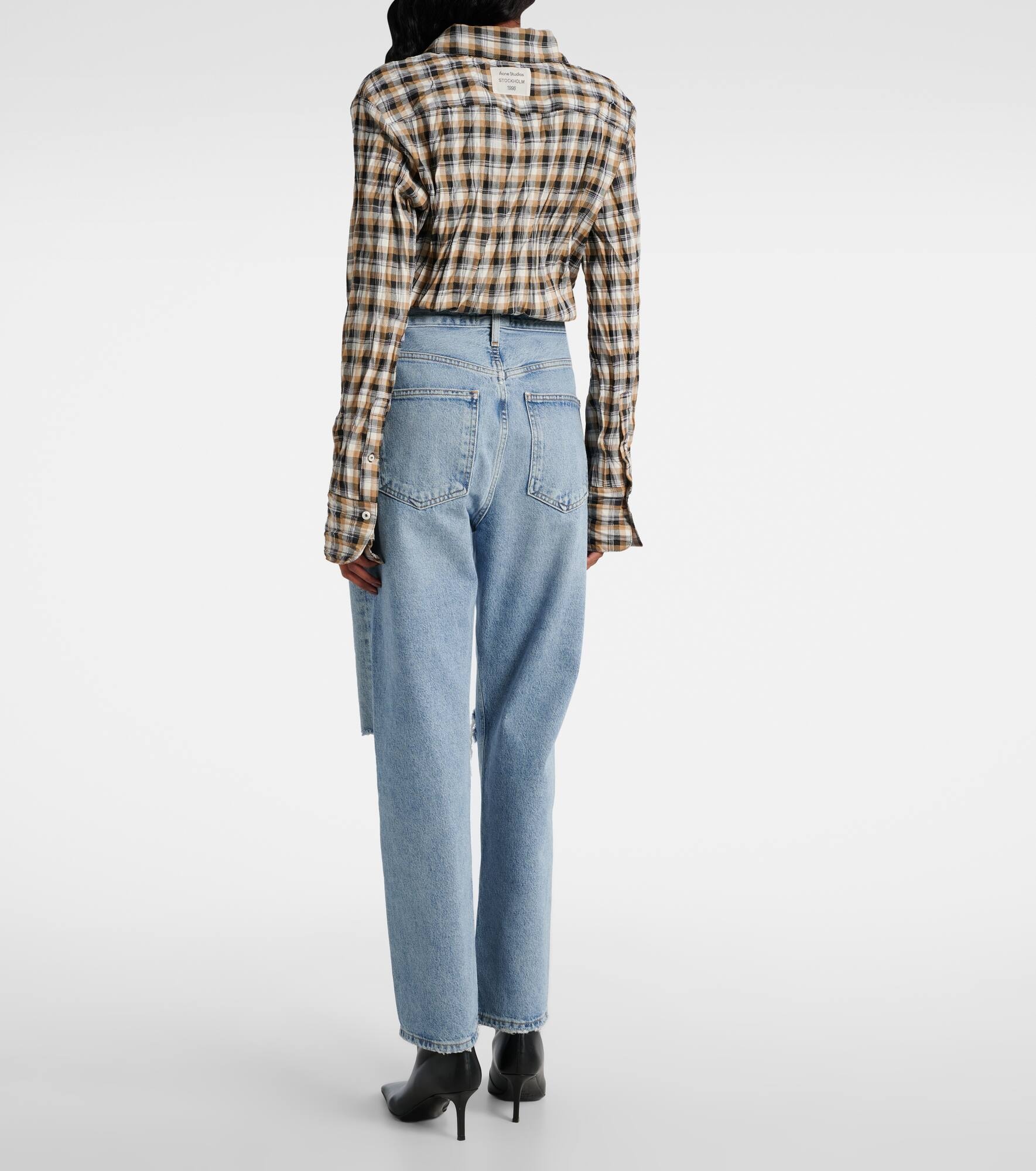 ‘90s mid-rise straight jeans - 3