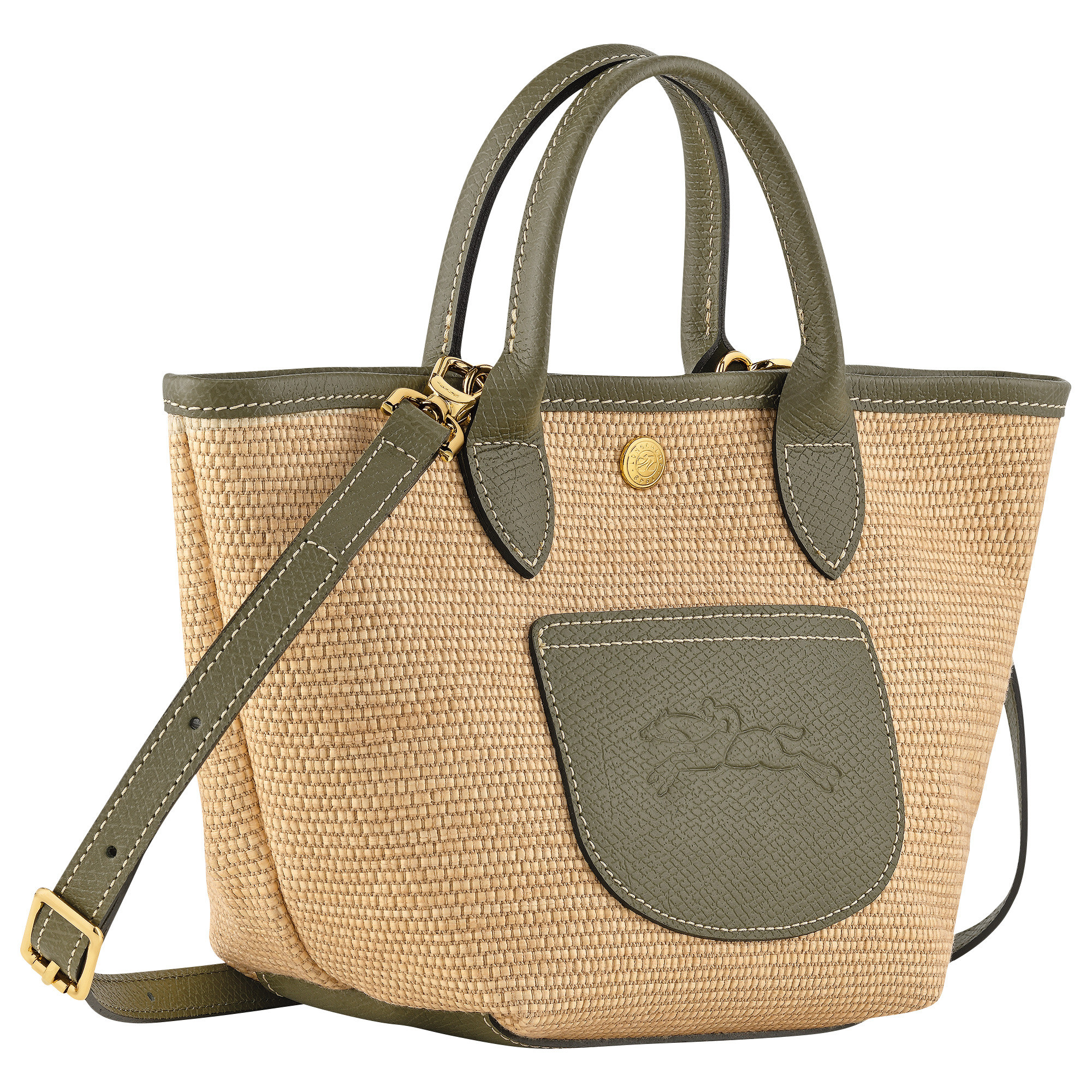 Le Pliage Collection XS Basket bag Artichoke - Canvas - 3