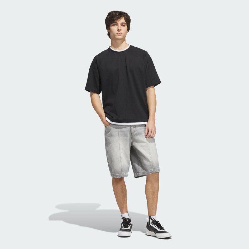 SKATEBOARDING x TYSHAWN WASHED DENIM SHORTS 7