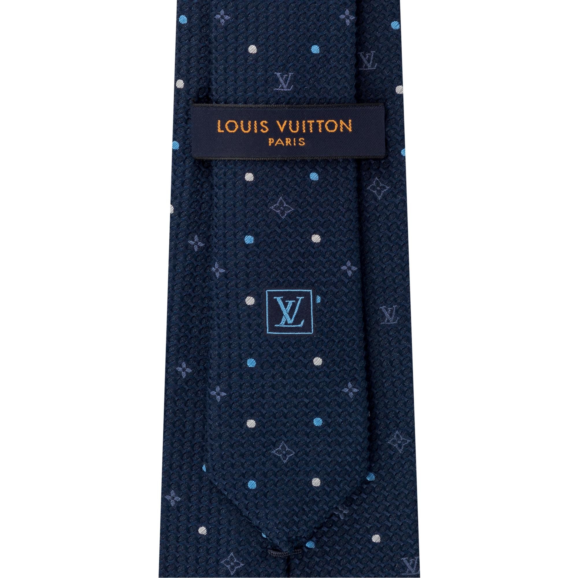 Monogram Polka Dots Tie - 3