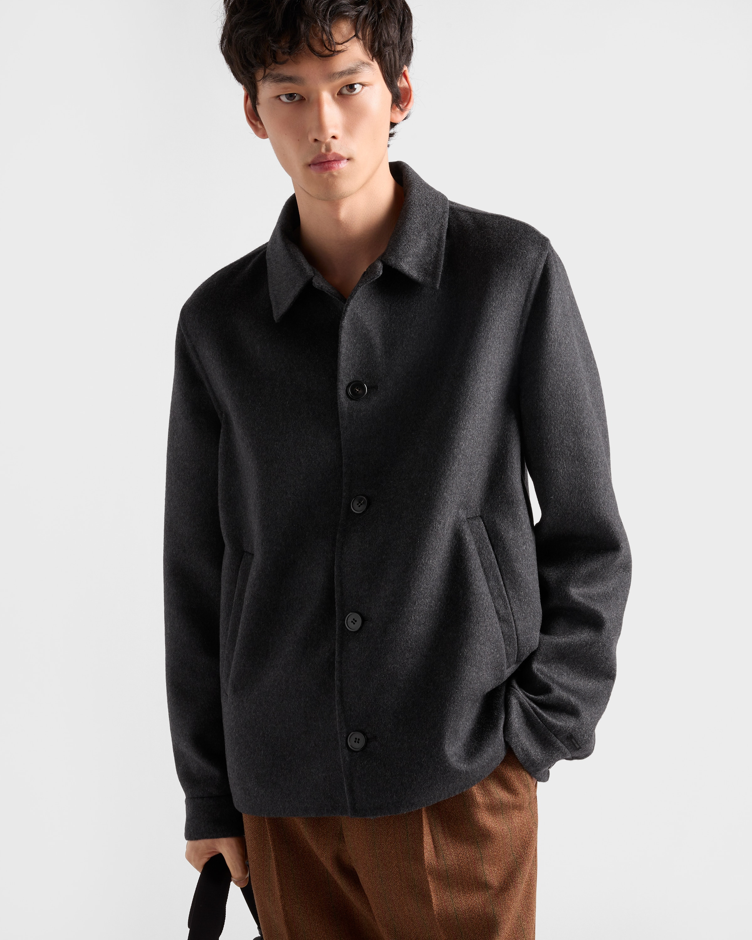 Cashmere blouson jacket - 3