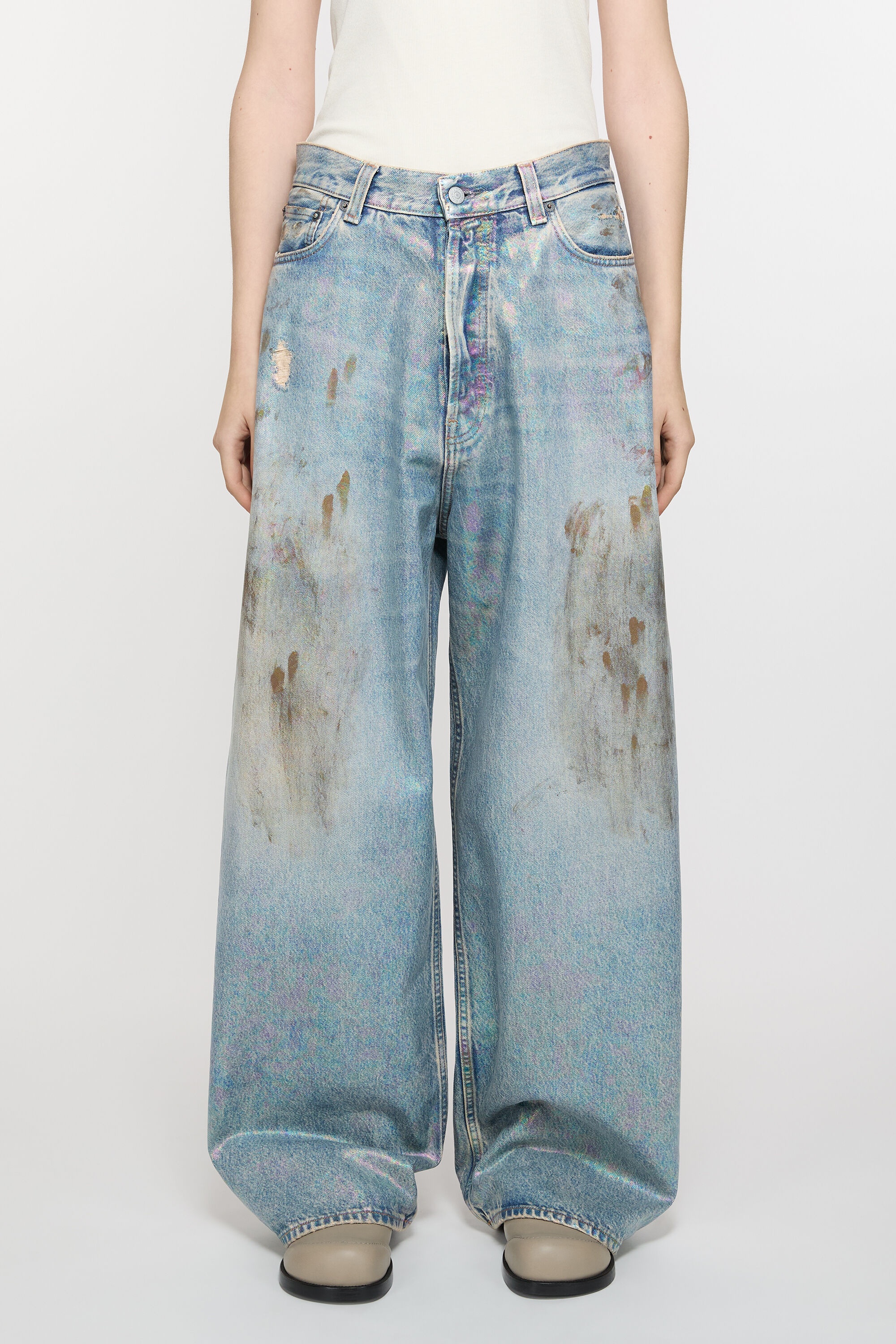 Super baggy fit jeans - 2023 - Mid blue - 3