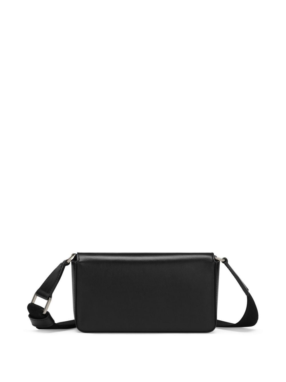 logo-embossed leather mini shoulder bag - 3