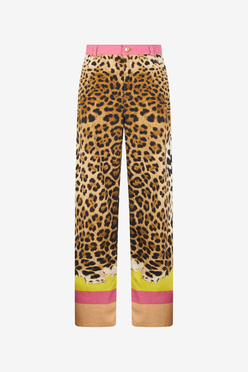Jeans with Cavalli Pop Print 1