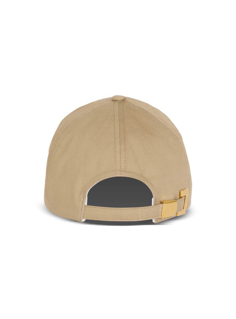 Cotton cap with Balmain Signature embroidery 4
