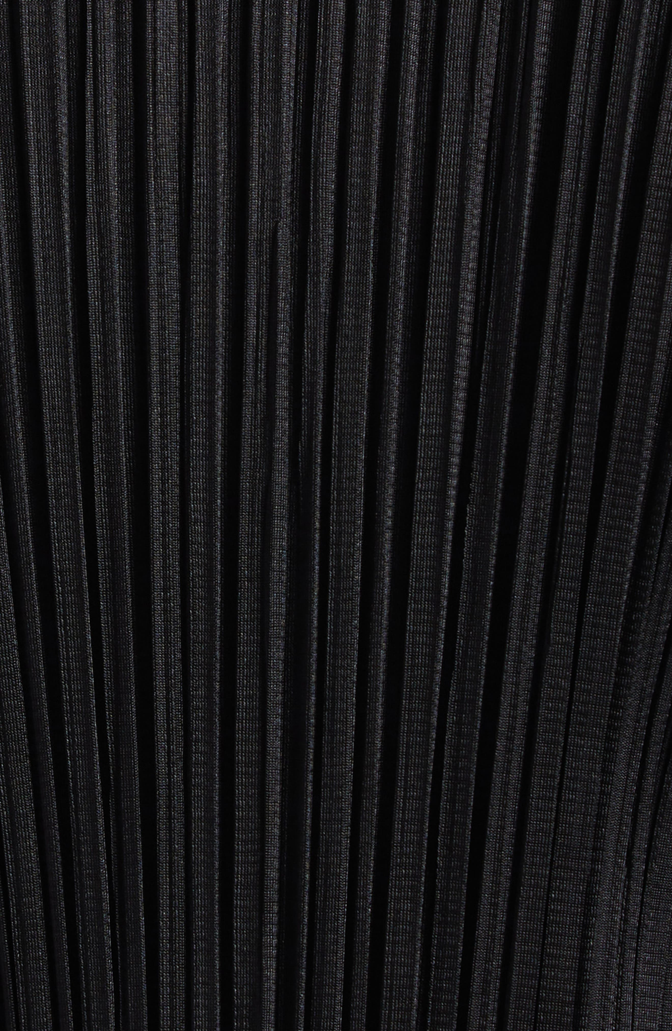 Pleats Please Issey Miyake Wave Pleated Fringe Top in Black at Nordstrom - 7