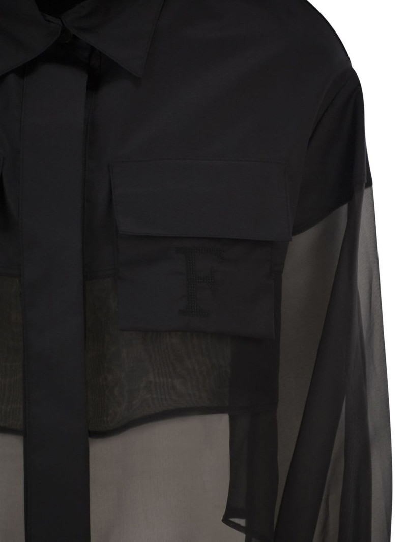 EF monogram-embroidery shirt 4