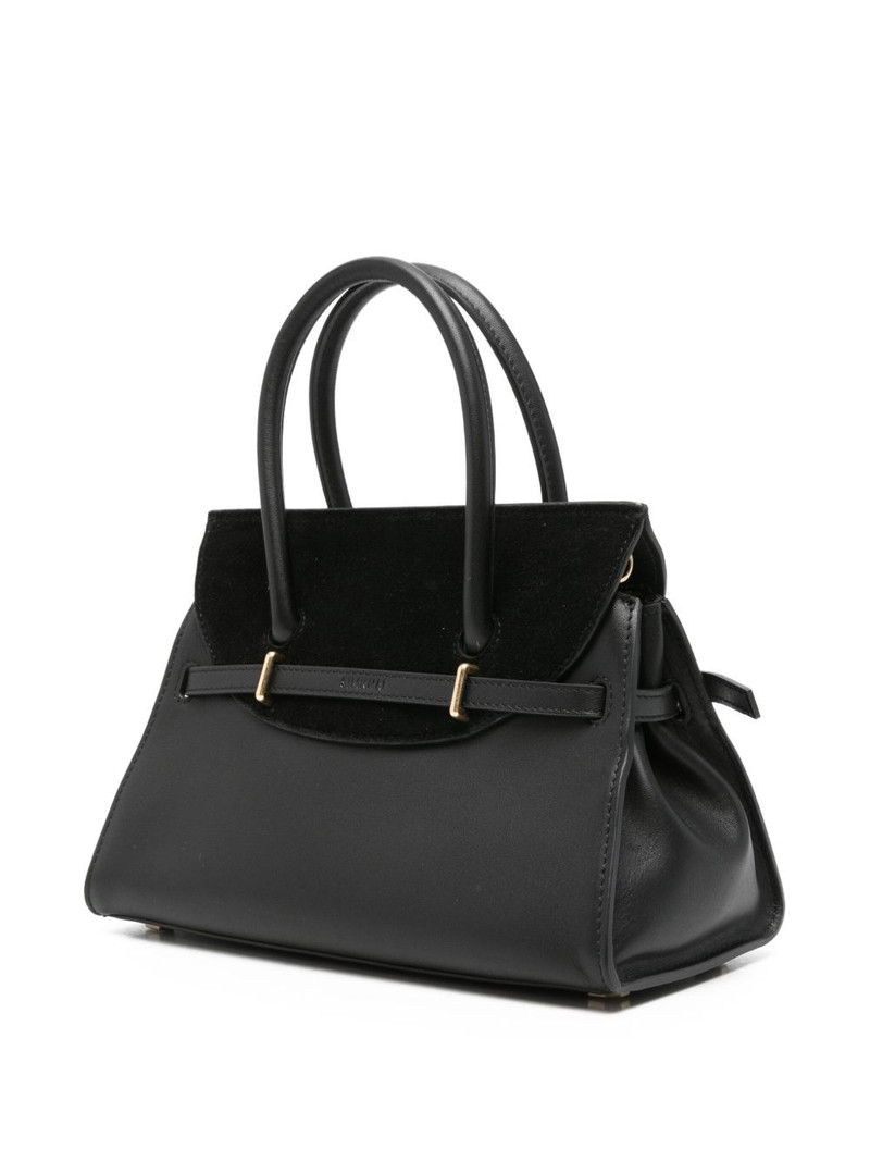 SIMKHAI small River suede buckle tote bag outlook