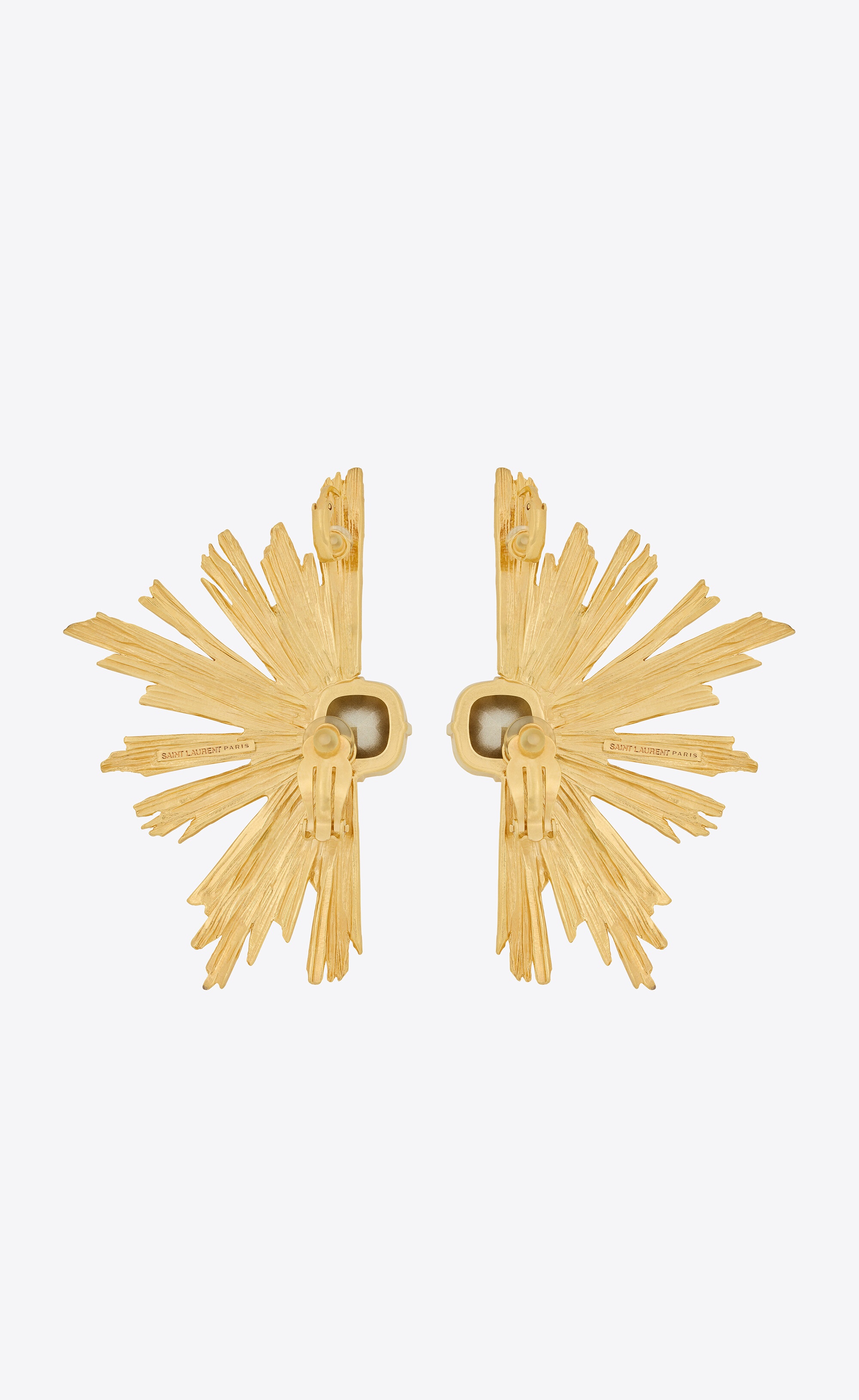 crystal sunrise earrings in metal - 3