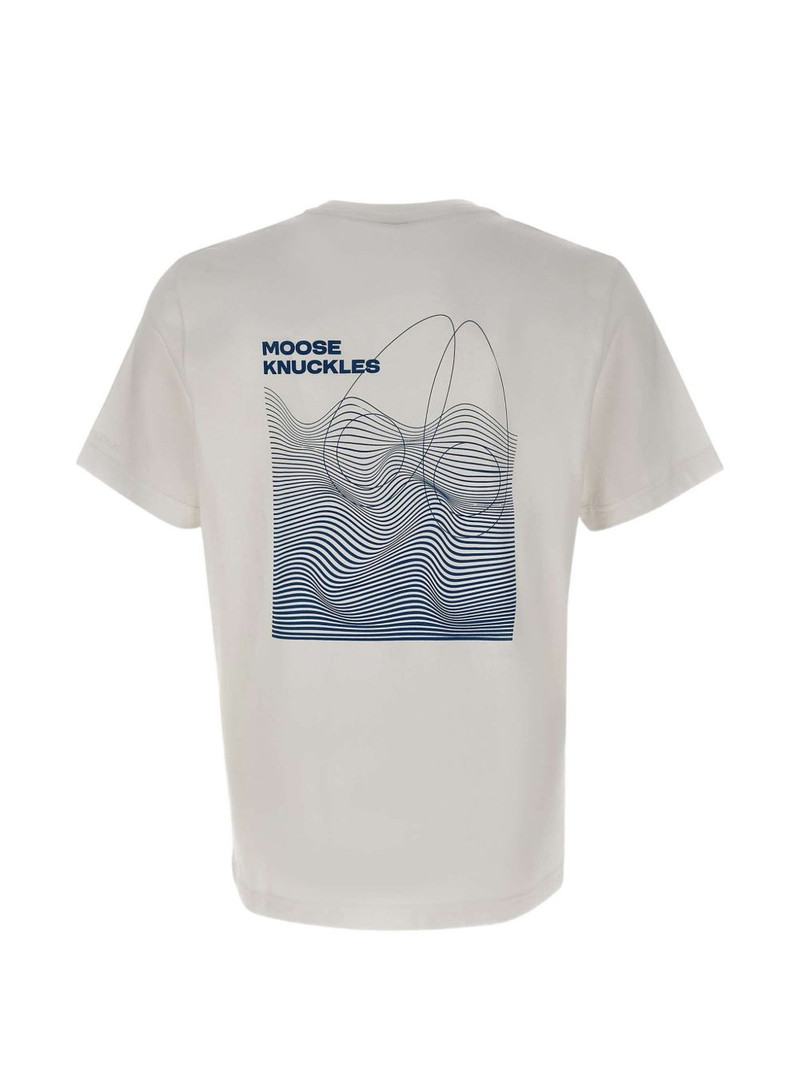 MOOSE KNUCKLES Mindfold short-sleeve graphic-print T-shirt outlook