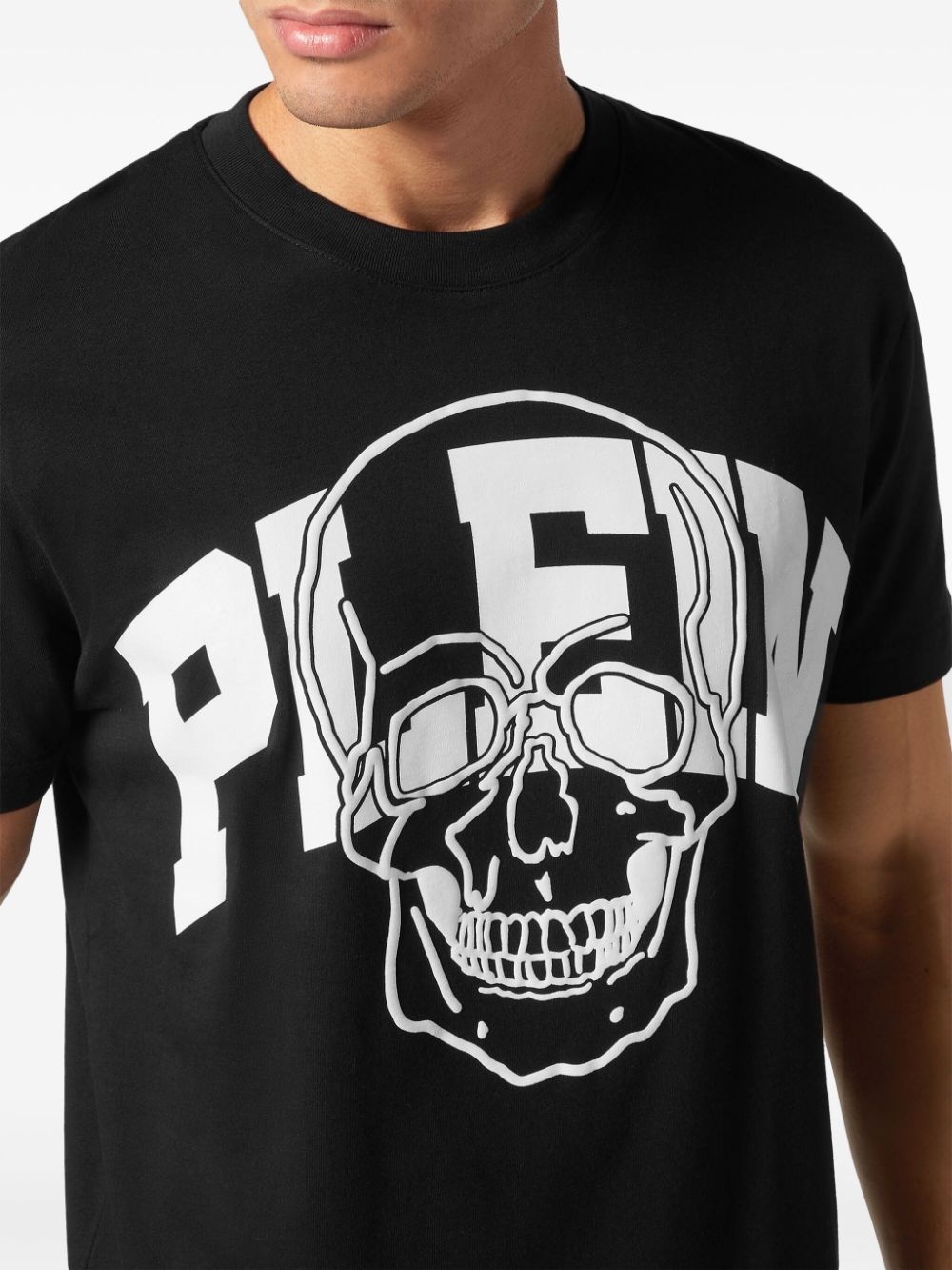 Skull-print cotton T-shirt - 4