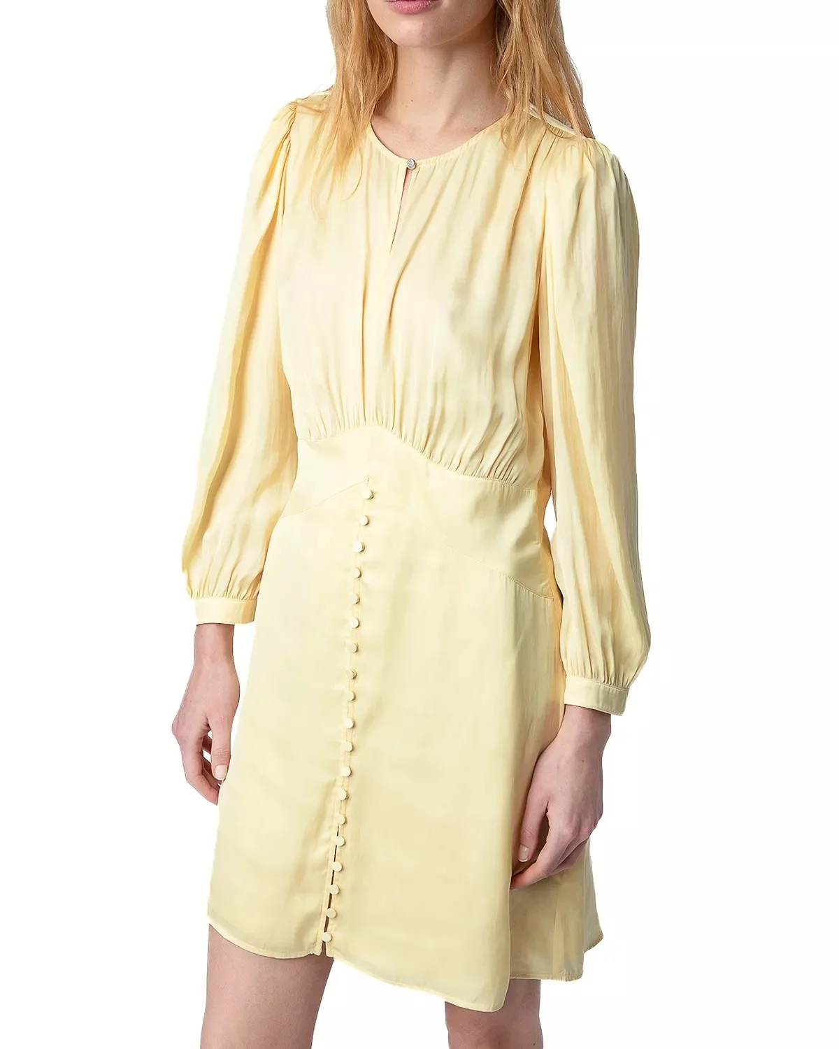 Rhodri Button Skirt Mini Dress - 1