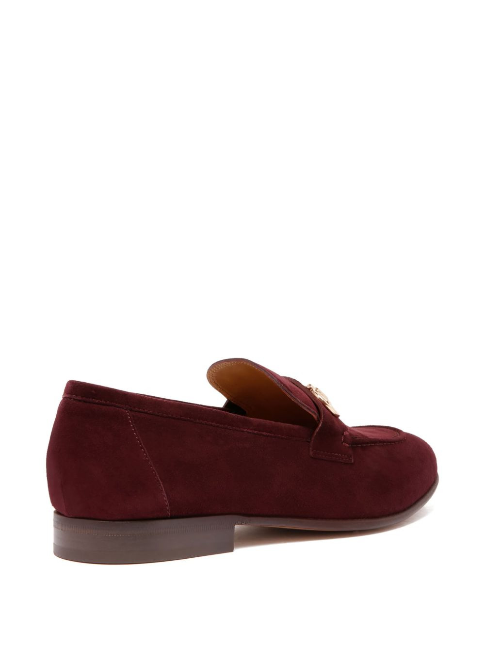 Gancini-buckle loafers - 3