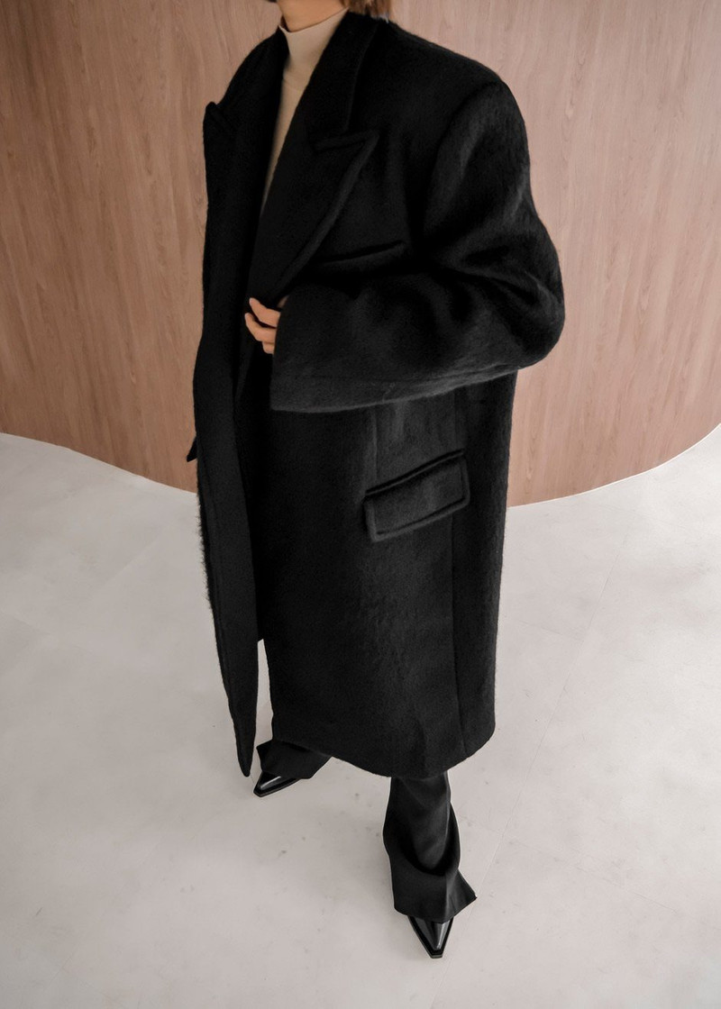John Oversized Coat - Black 6