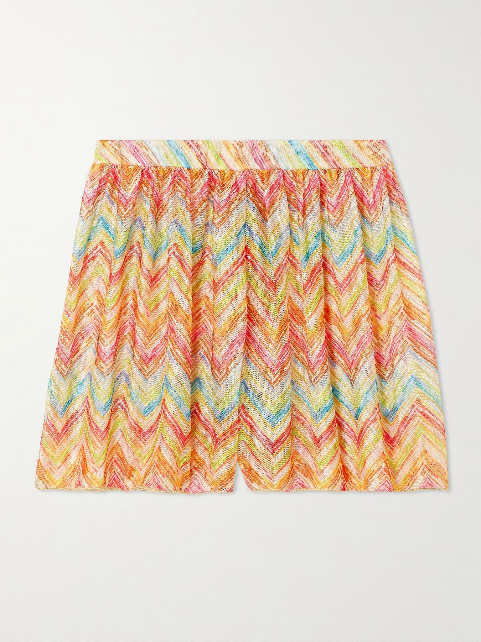 Mare striped crochet-knit shorts Multi - 1