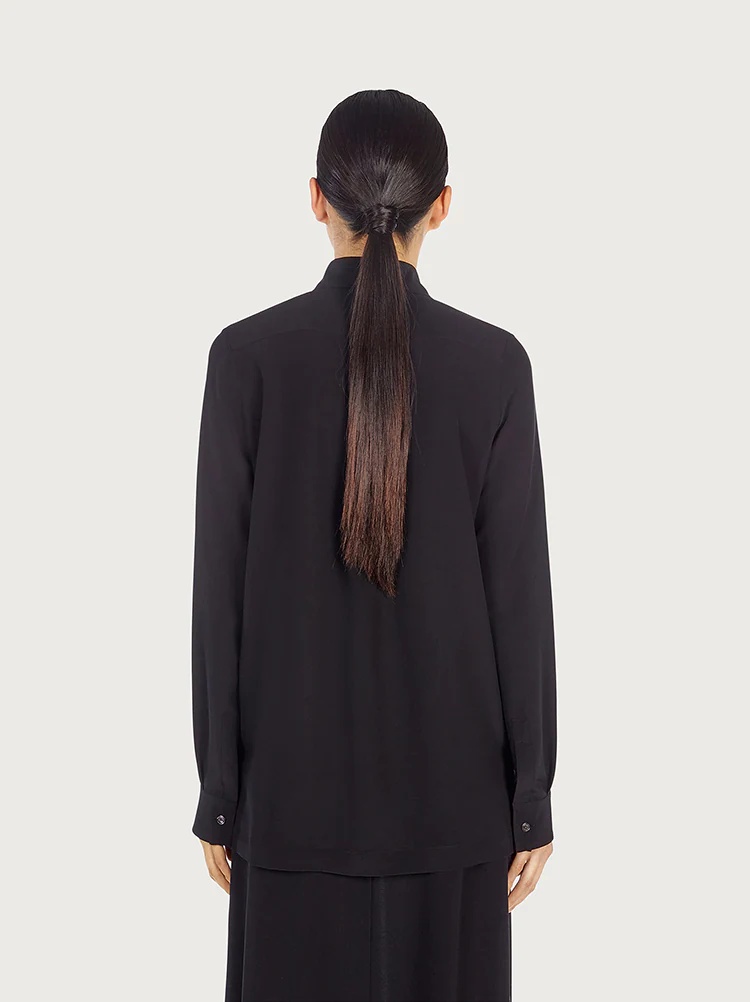 PRINTED SILK SHIRT - 4