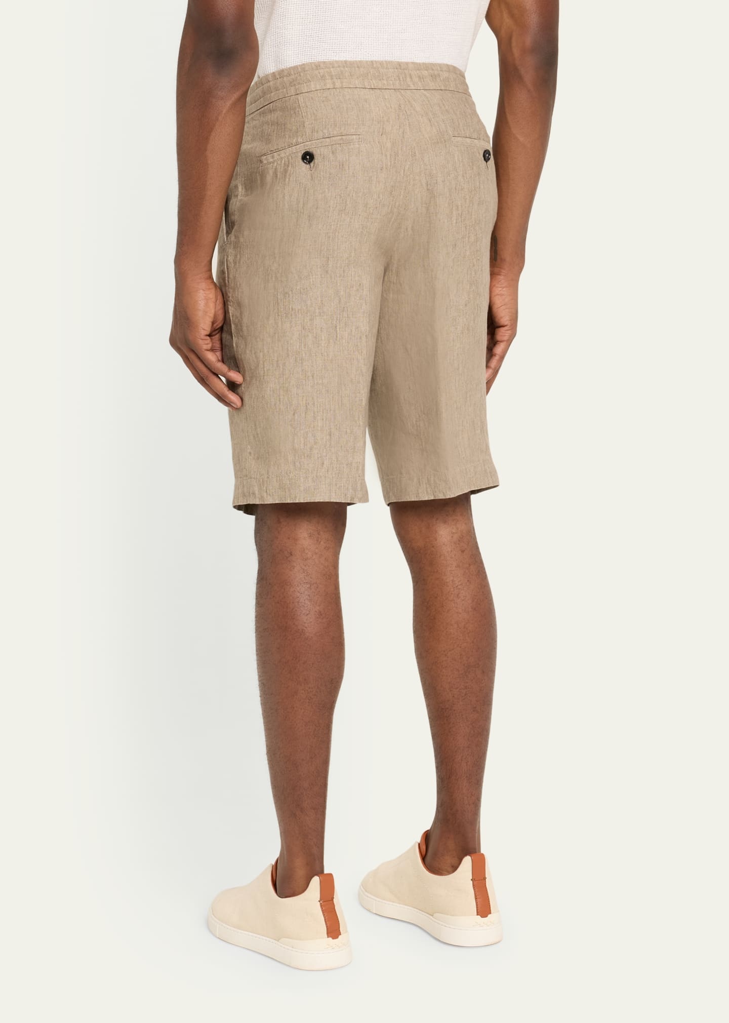 Men's Delave Linen Drawstring Shorts - 3