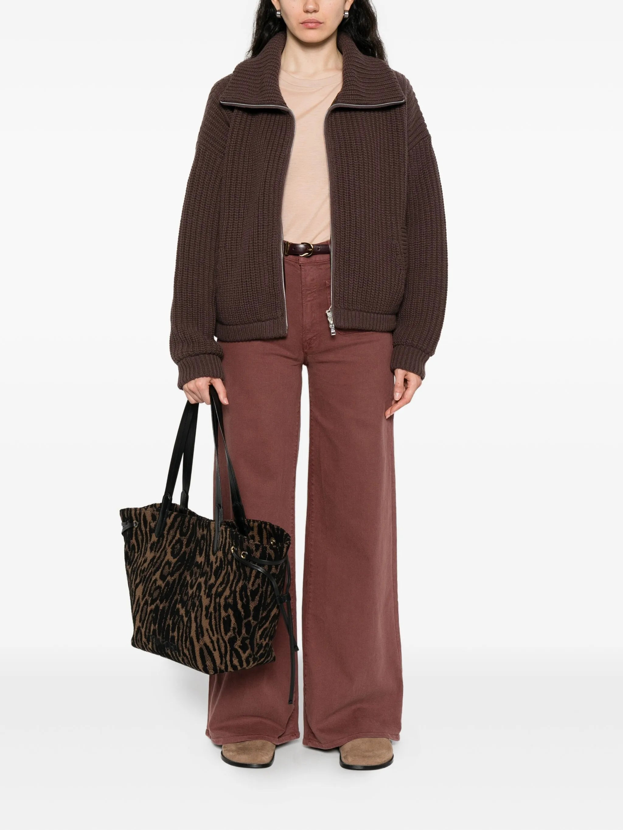 Baserange Long-sleeve Round-neck Top - 2